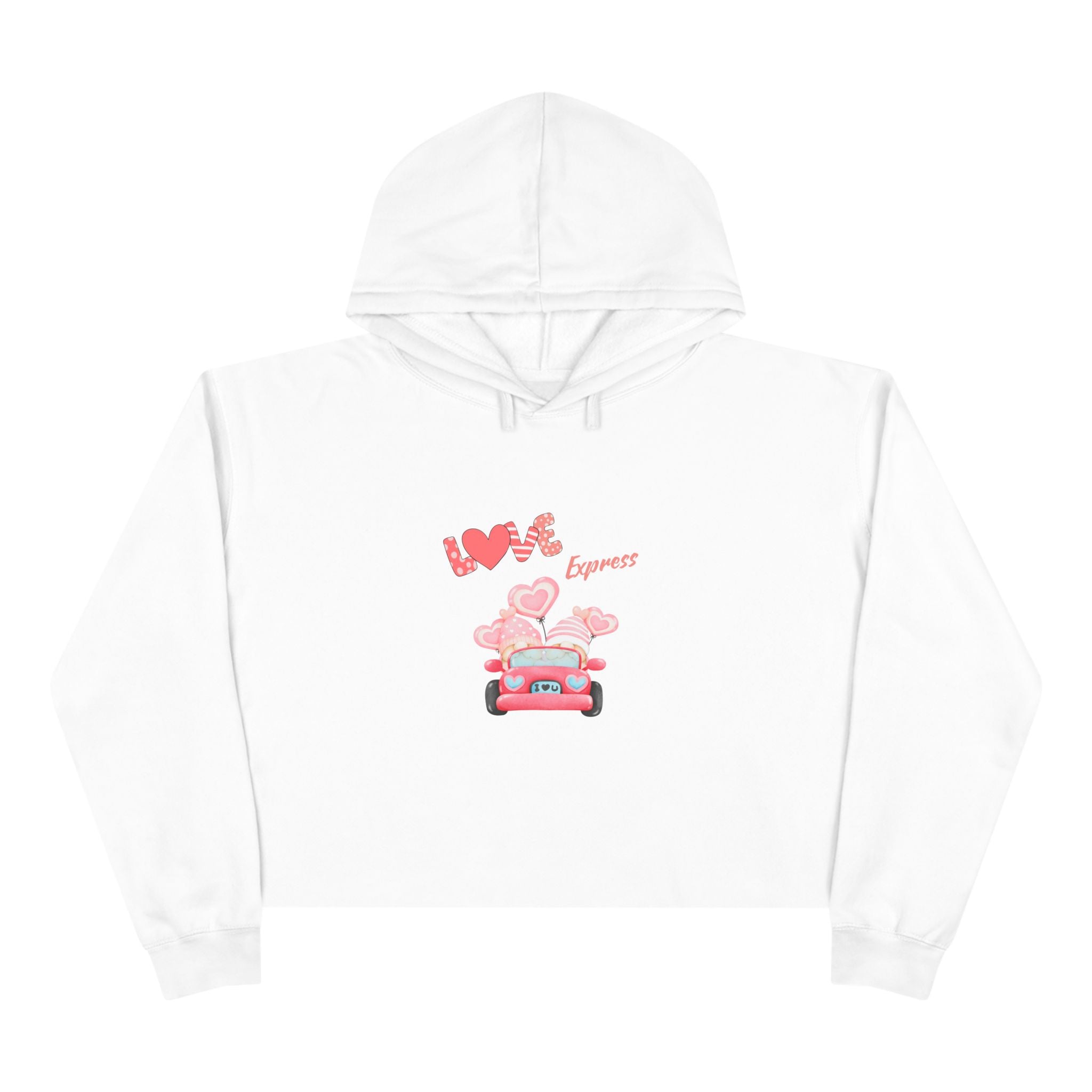 Love Express Crop Hoodie