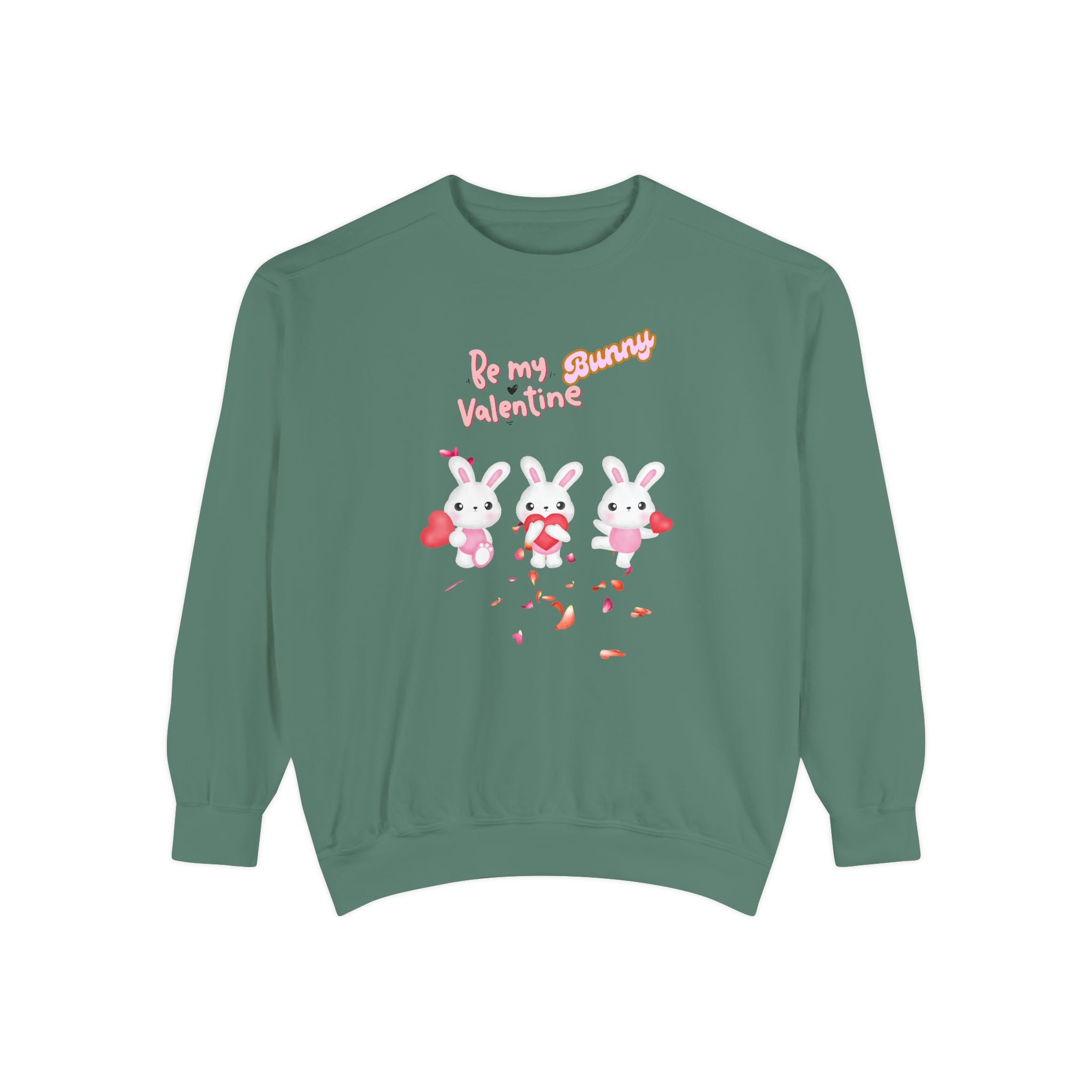 My Bunny Valentine Unisex Garment-Dyed Sweatshirt