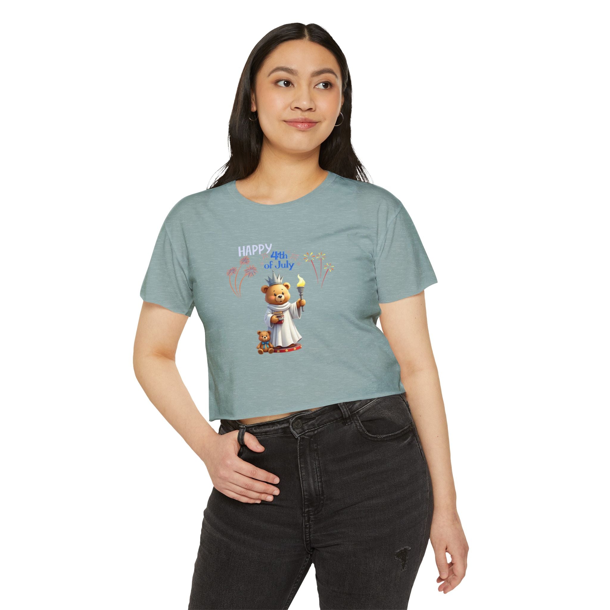Lady Liberty Crop Top