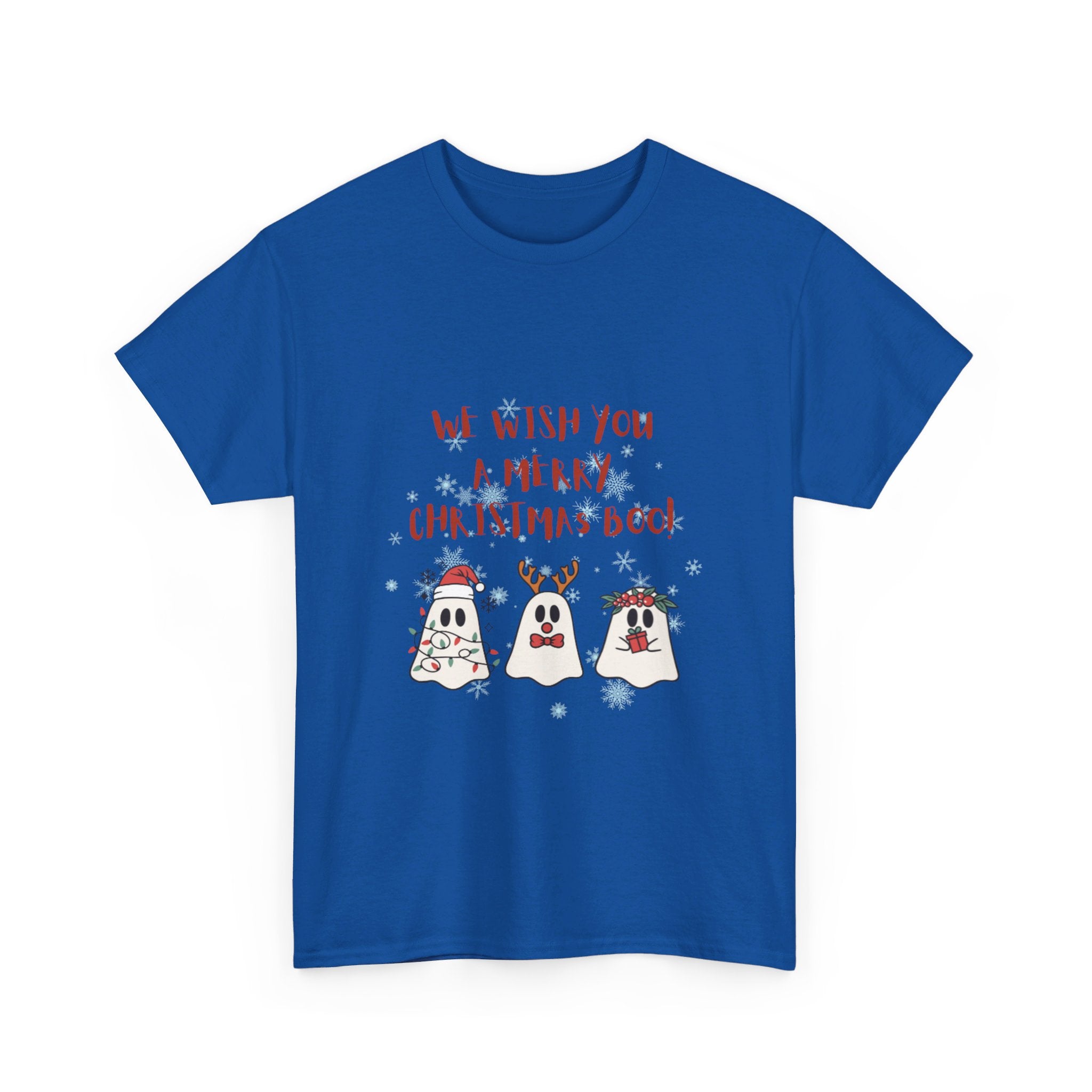 We Wish You A Merry Christmas Boo Unisex Heavy Cotton Tee