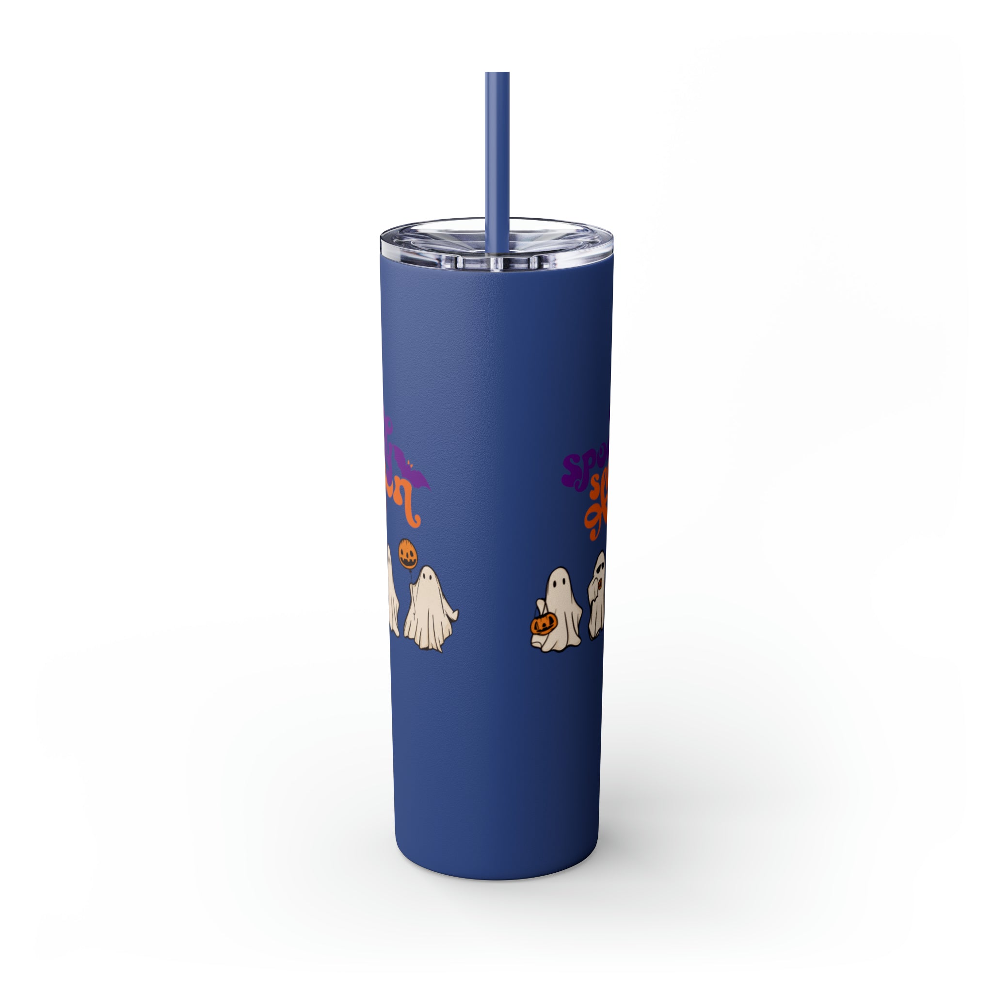 Spooky Season Skinny Tumbler with Straw, 20oz