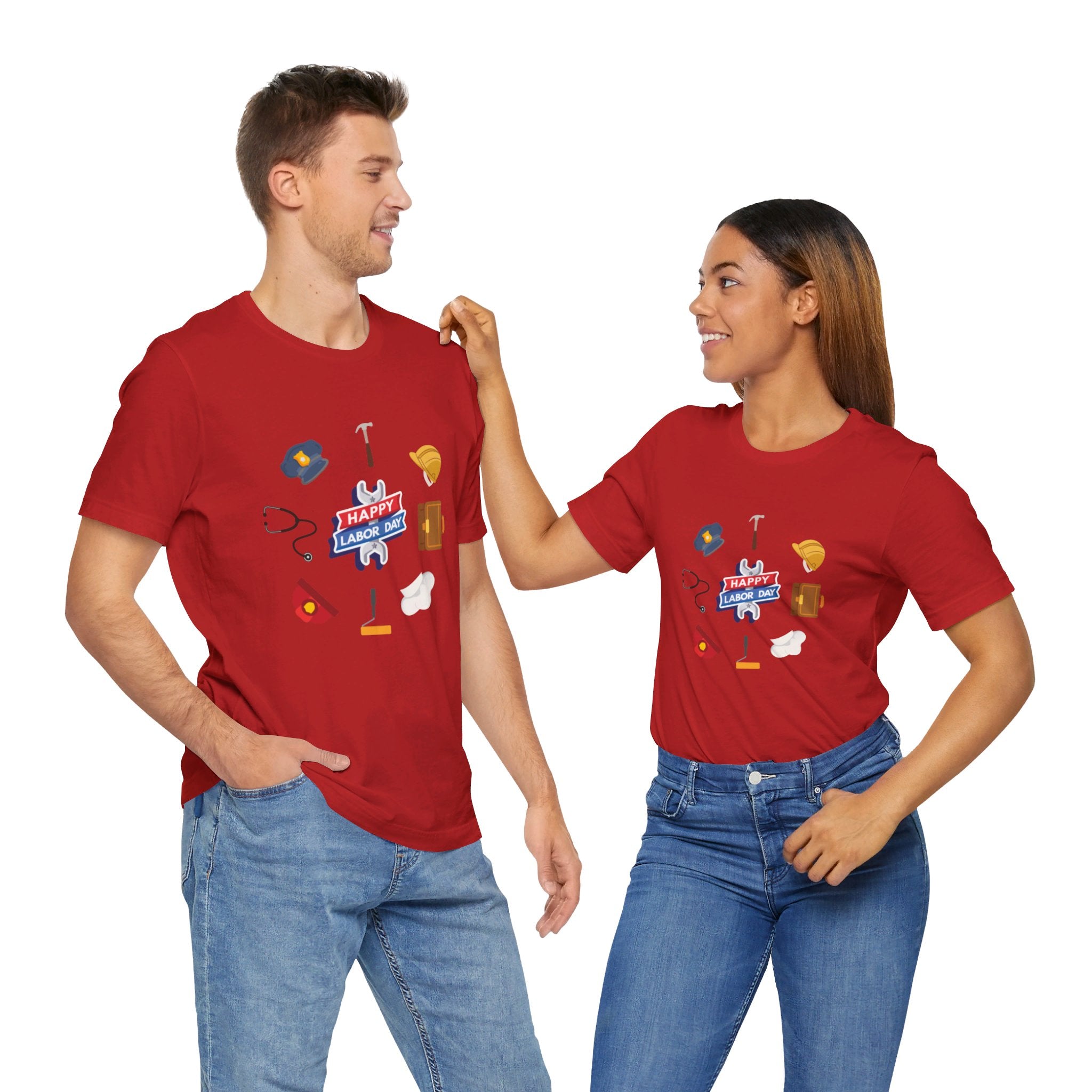 Happy Labor Day Wishes Unisex Jersey Short Sleeve Tee