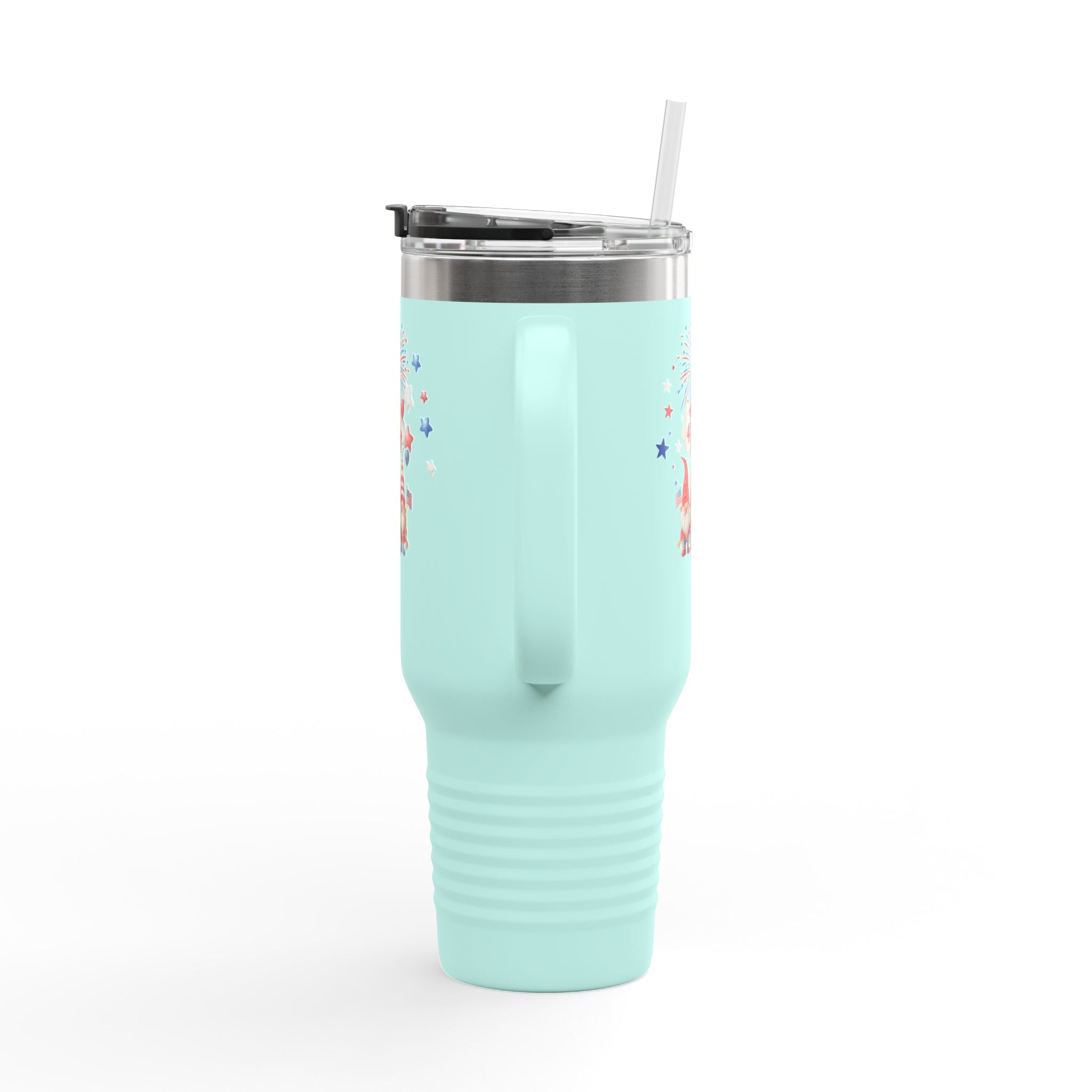 Gnome 4th of July Insulated Travel Mug - 40oz,