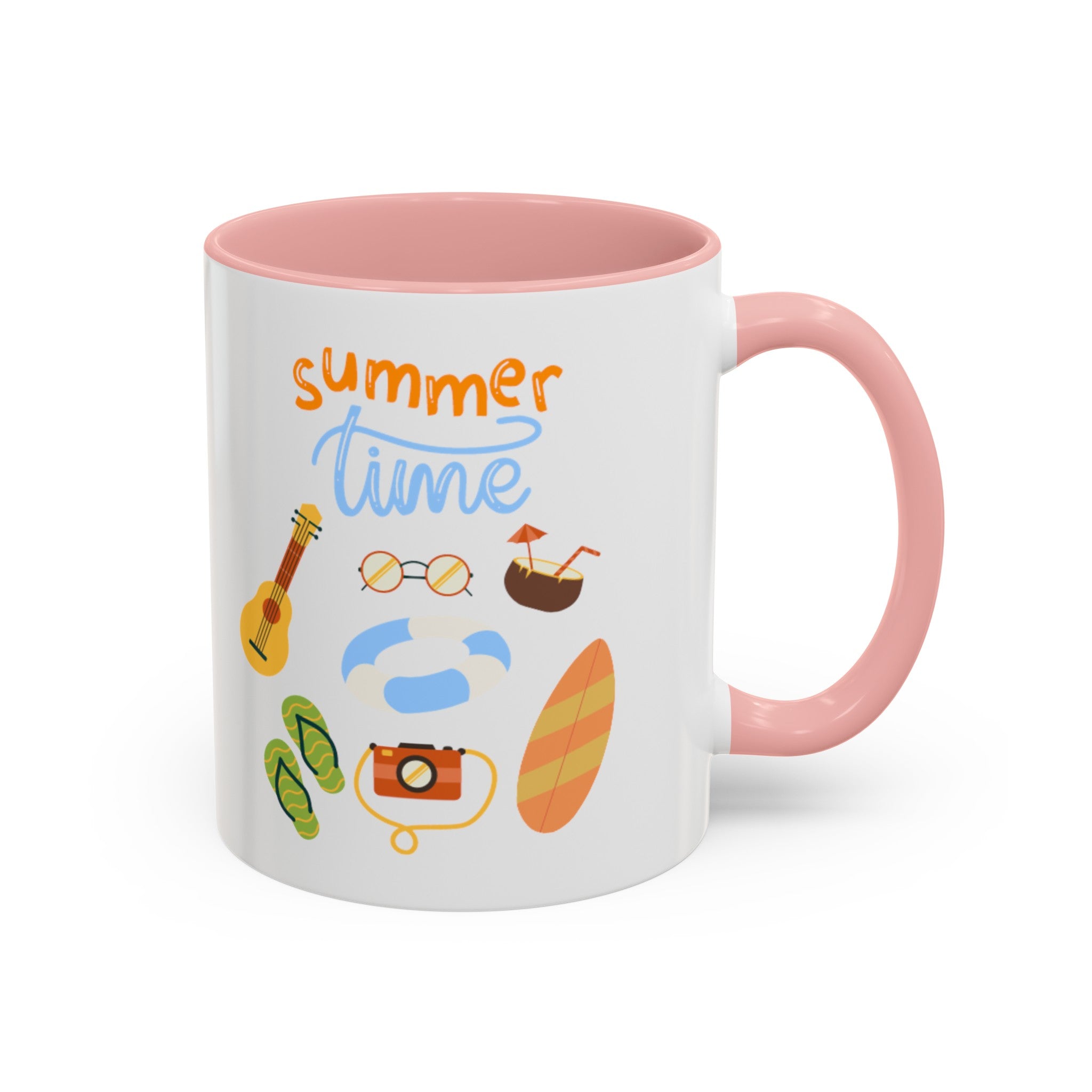 Summertime Fun Accent Coffee Mug (11, 15oz)