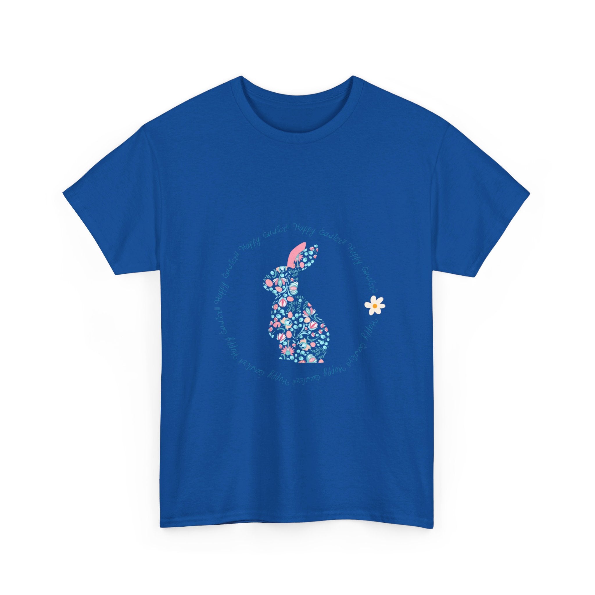 Happy Easter Rabbit Day Unisex Heavy Cotton Tee