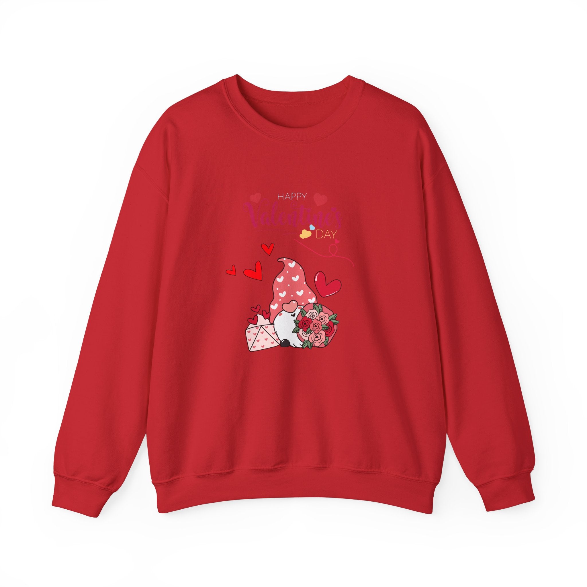 Gnome Valentine's Day Unisex Heavy Blend™ Crewneck Sweatshirt