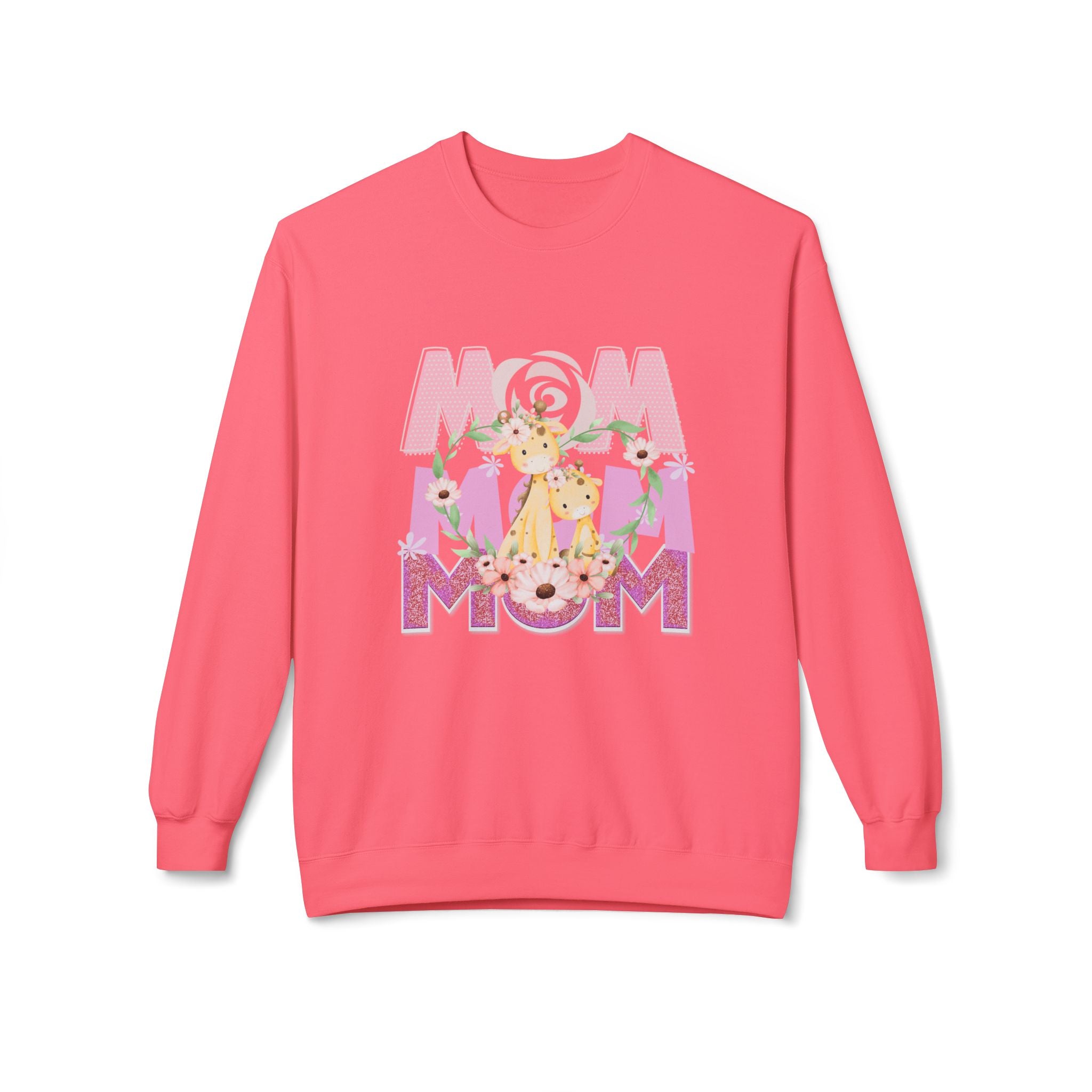Floral Mom Crewneck Sweatshirt - Midweight & Softstyle