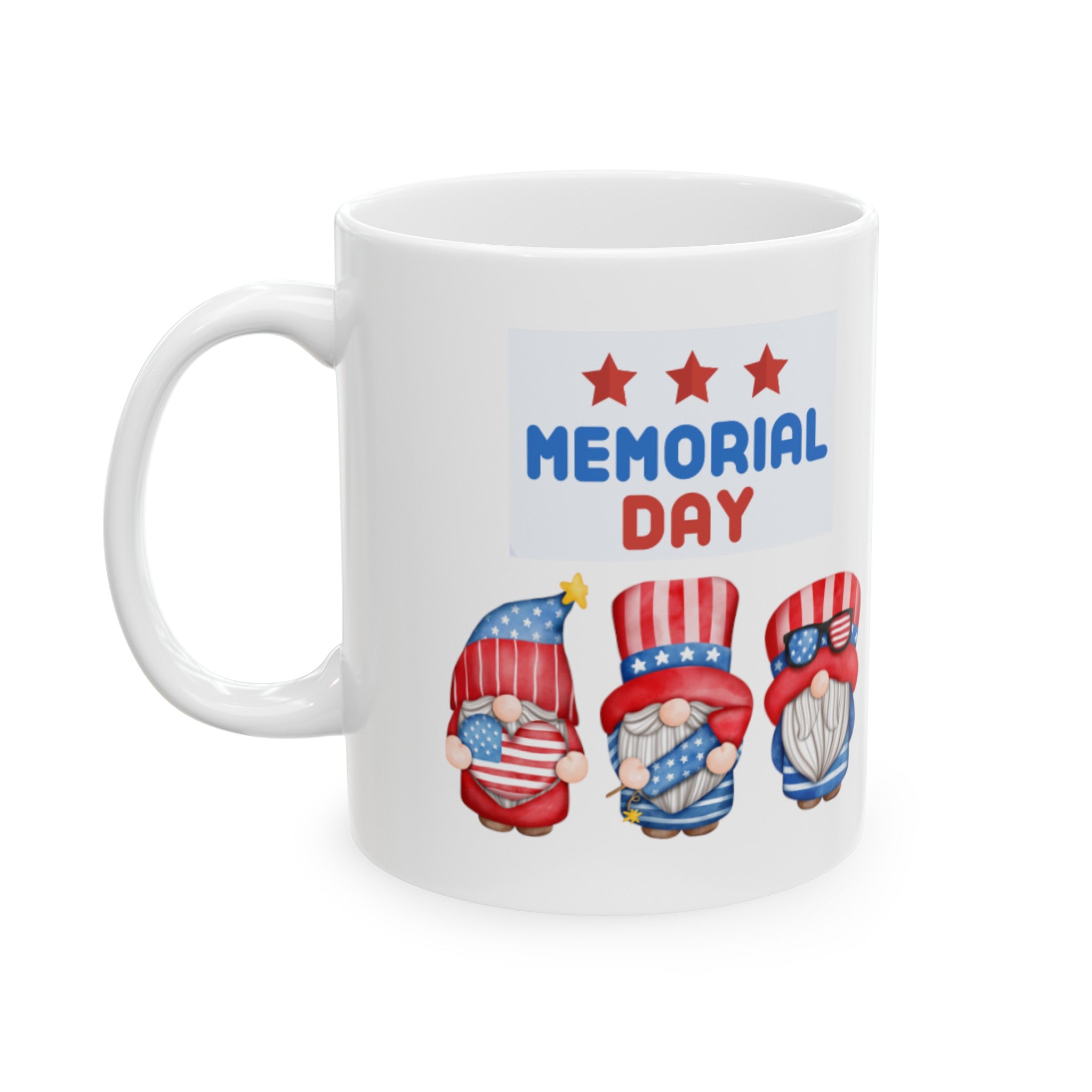 Happy Tribute Day Gnome Ceramic Mug, (11oz, 15oz)