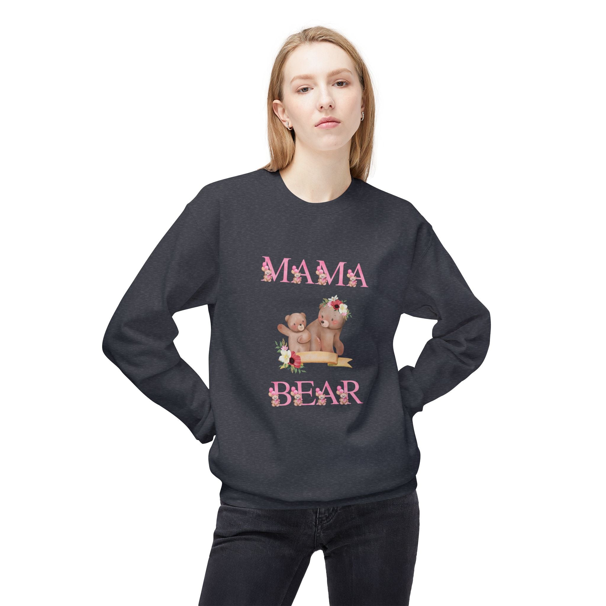 Mama Bear Crewneck Sweatshirt for Moms