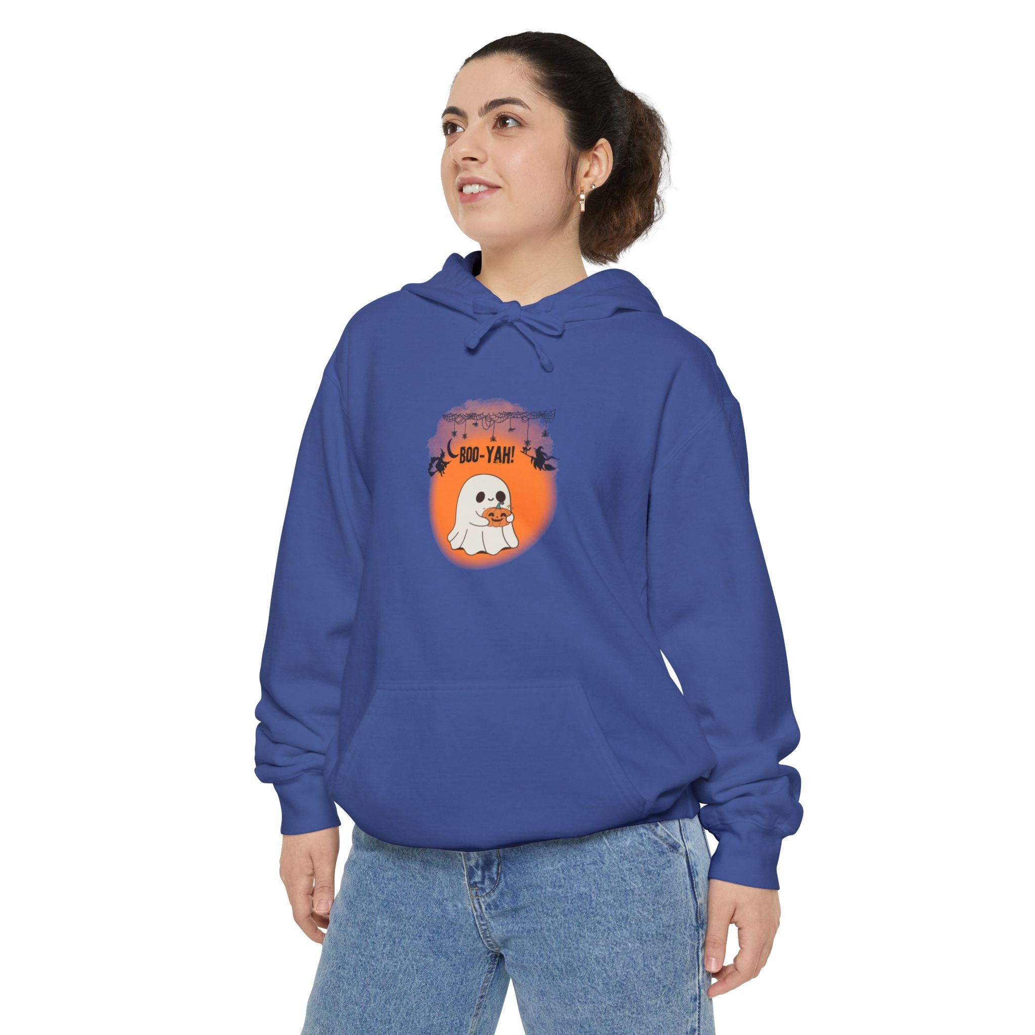 Boo-Yah! Unisex Garment-Dyed Hoodie