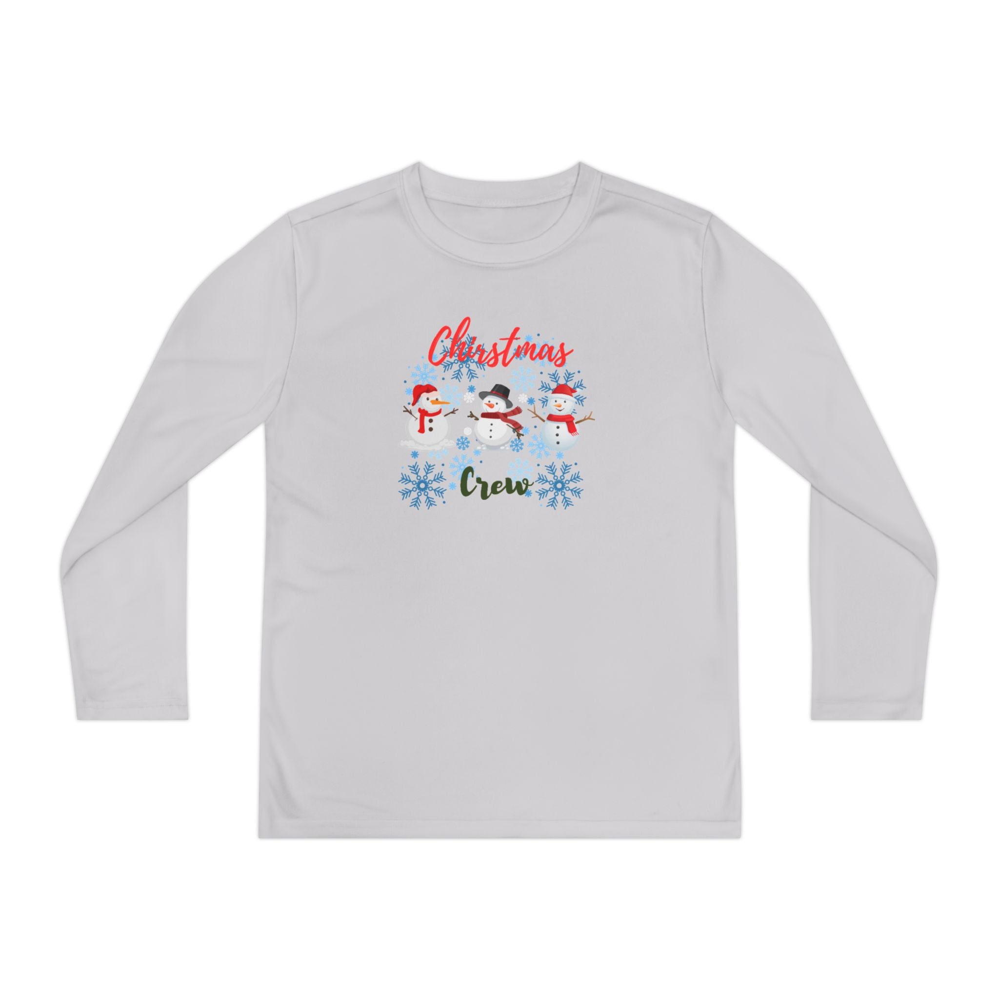 Christmas Crew Youth Long Sleeve Competitor Tee