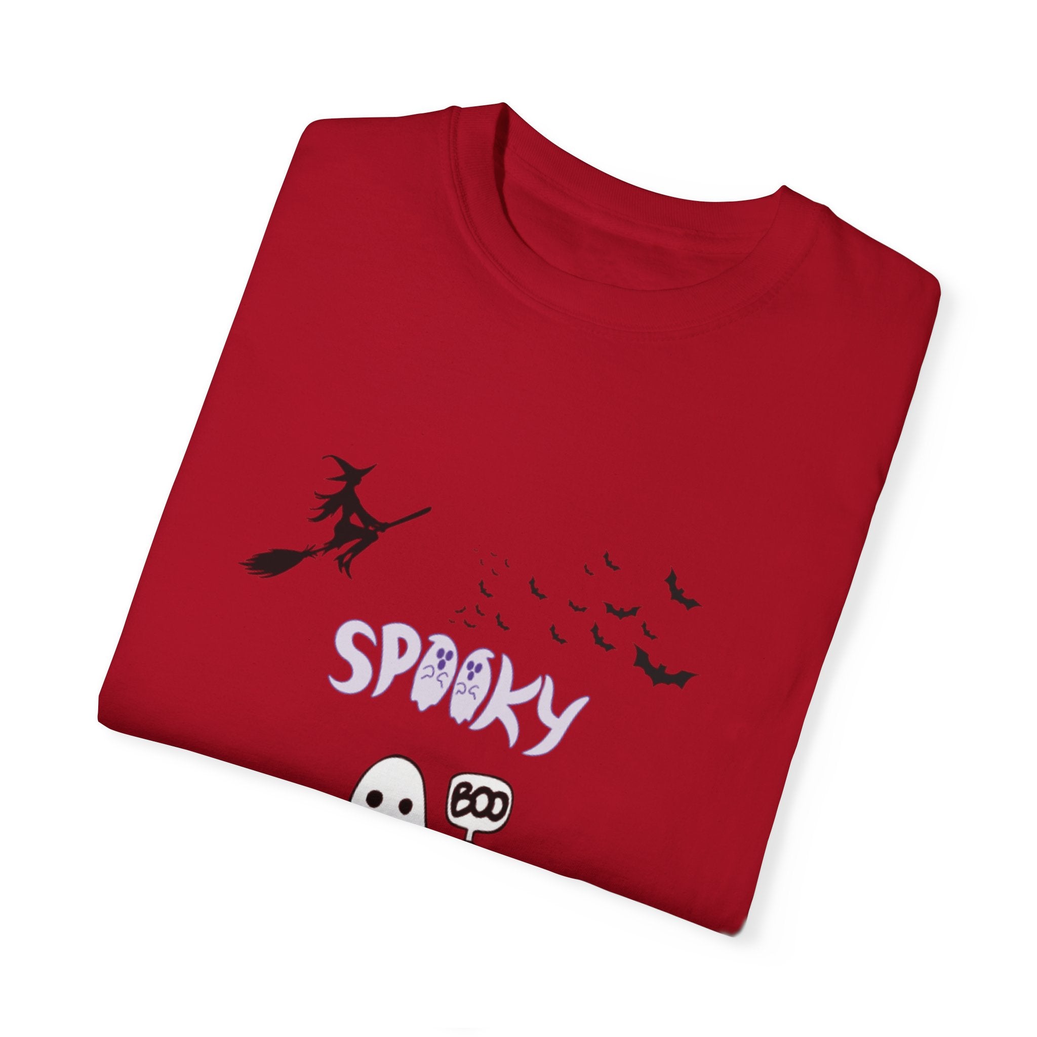 Spooky Boo Unisex Garment-Dyed T-shirt