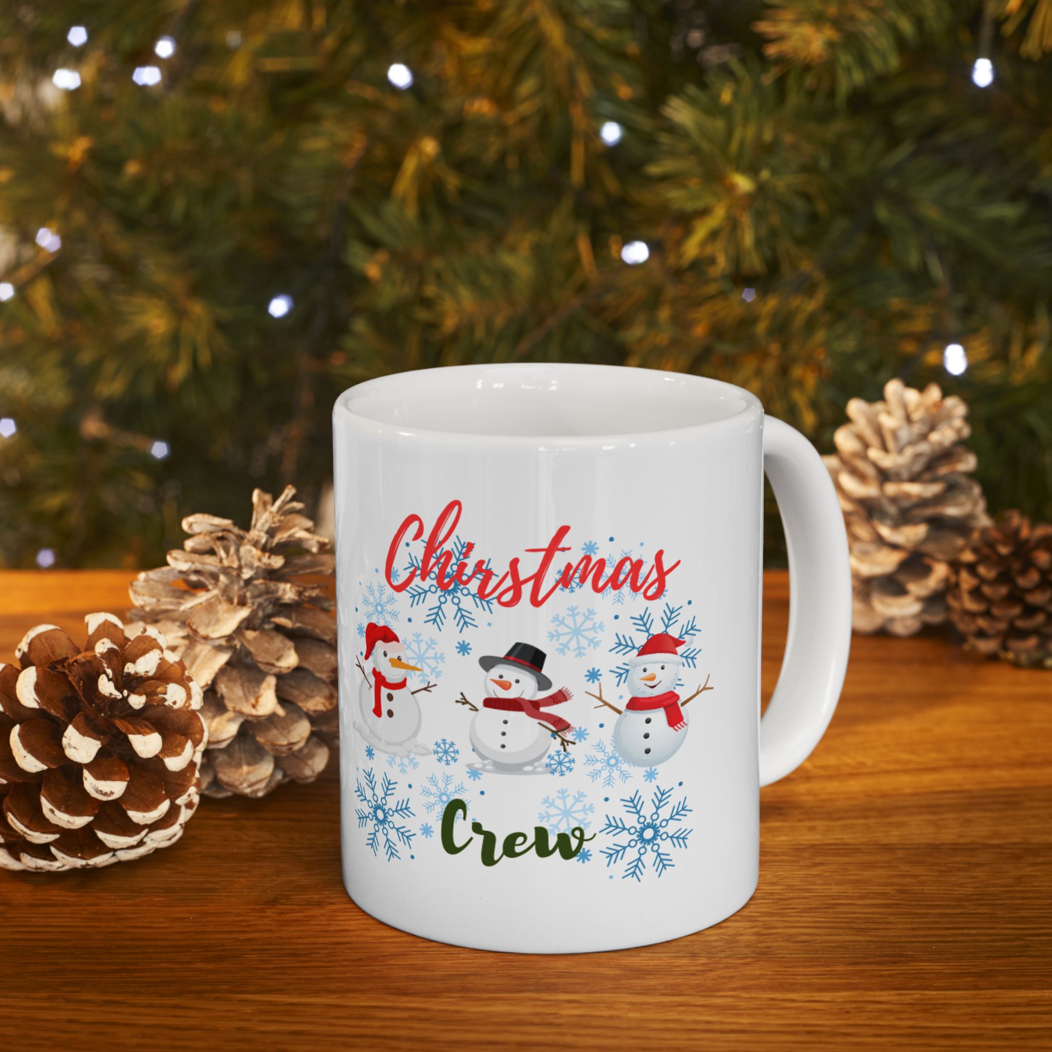 Christmas Crew Ceramic Mug, (11oz, 15oz)