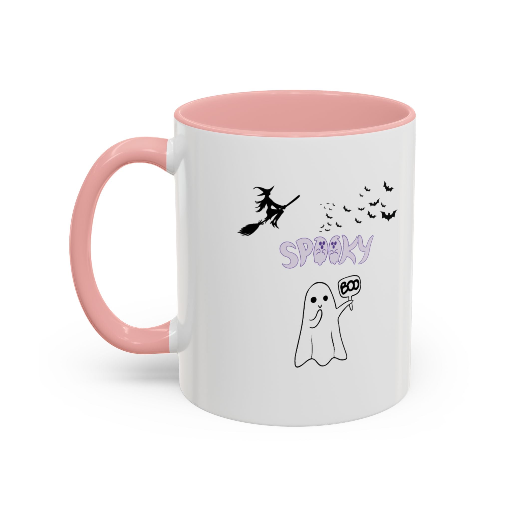 Spooky Boo Accent Coffee Mug (11, 15oz)