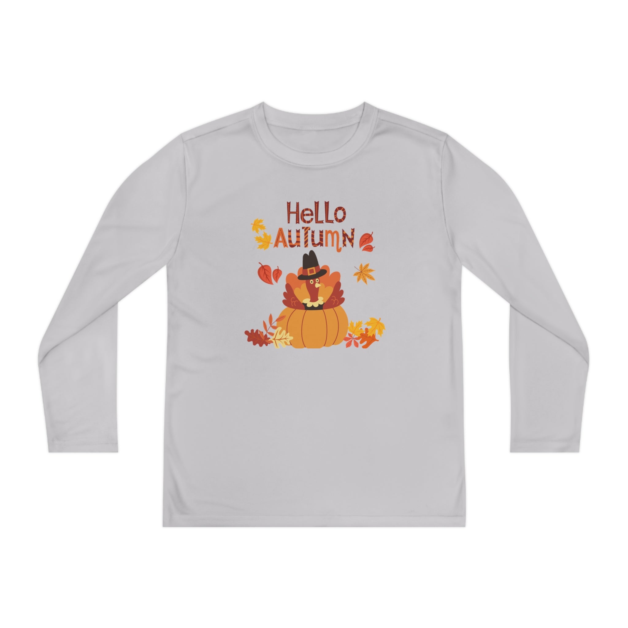 Hello Autumn Youth Long Sleeve Competitor Tee