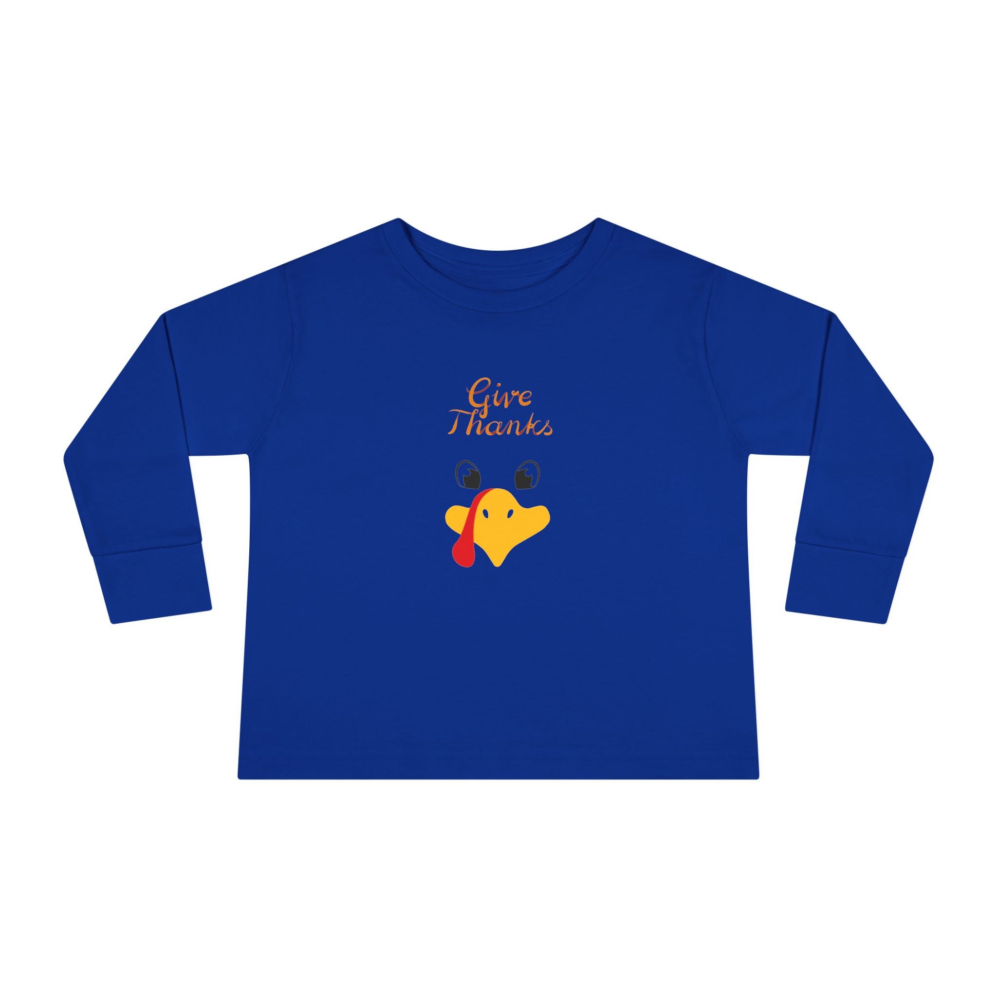 Give Thanks Toddler Long Sleeve Tee