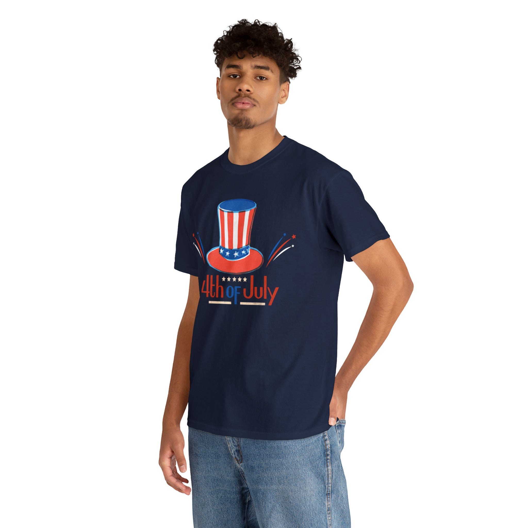 4th Of July Unisex Heavy Cotton Tee