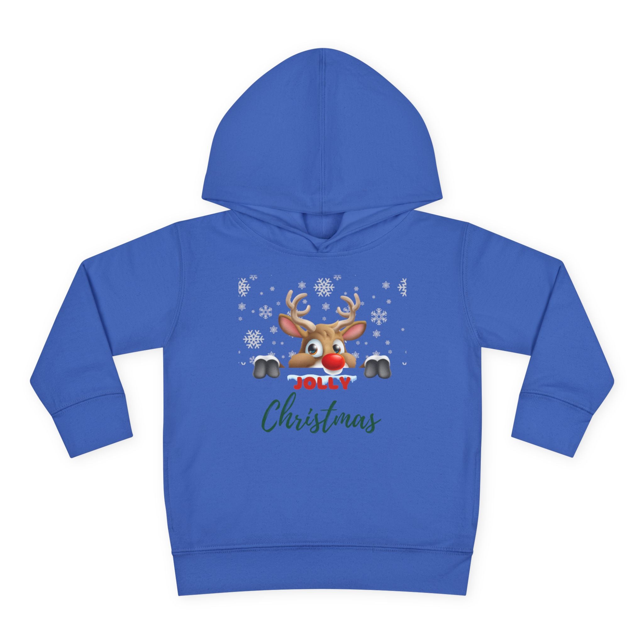 Jolly Christmas Toddler Pullover Fleece Hoodie