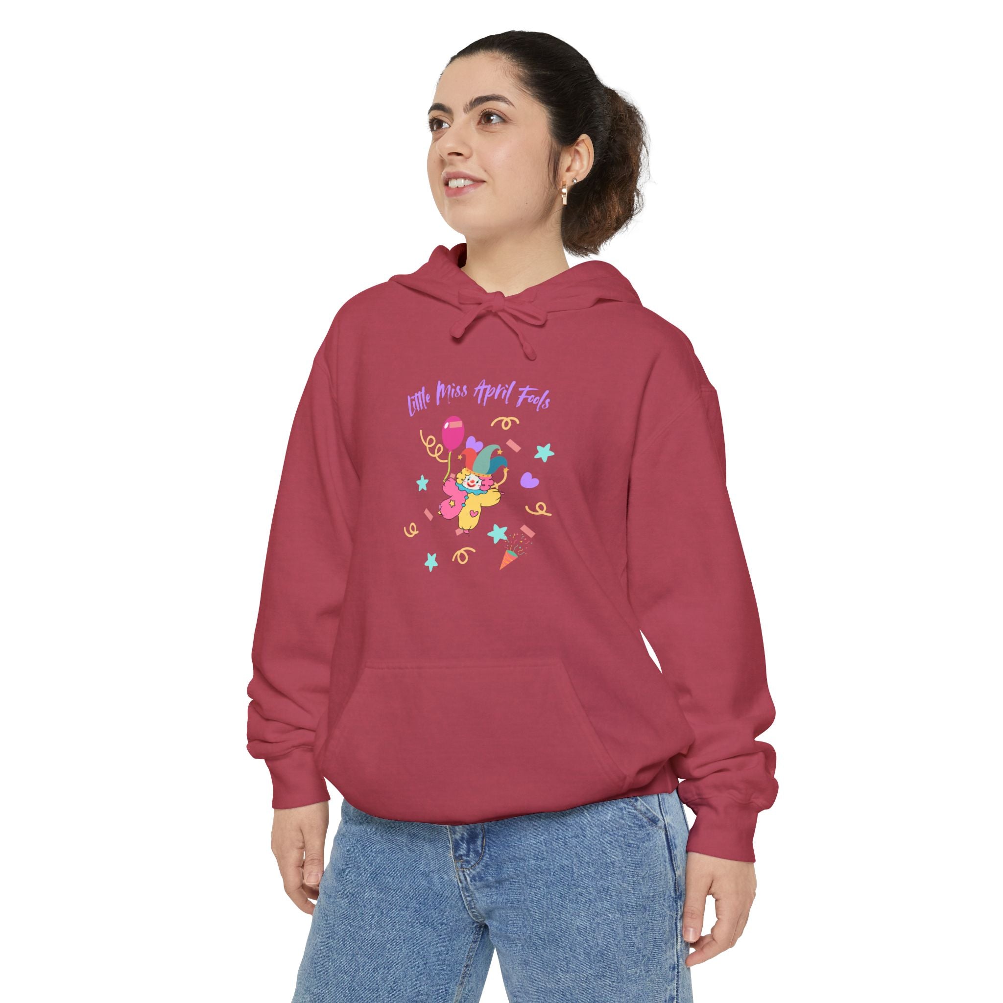 Little Miss April Fool's Day Fun Graphic Unisex Hoodie