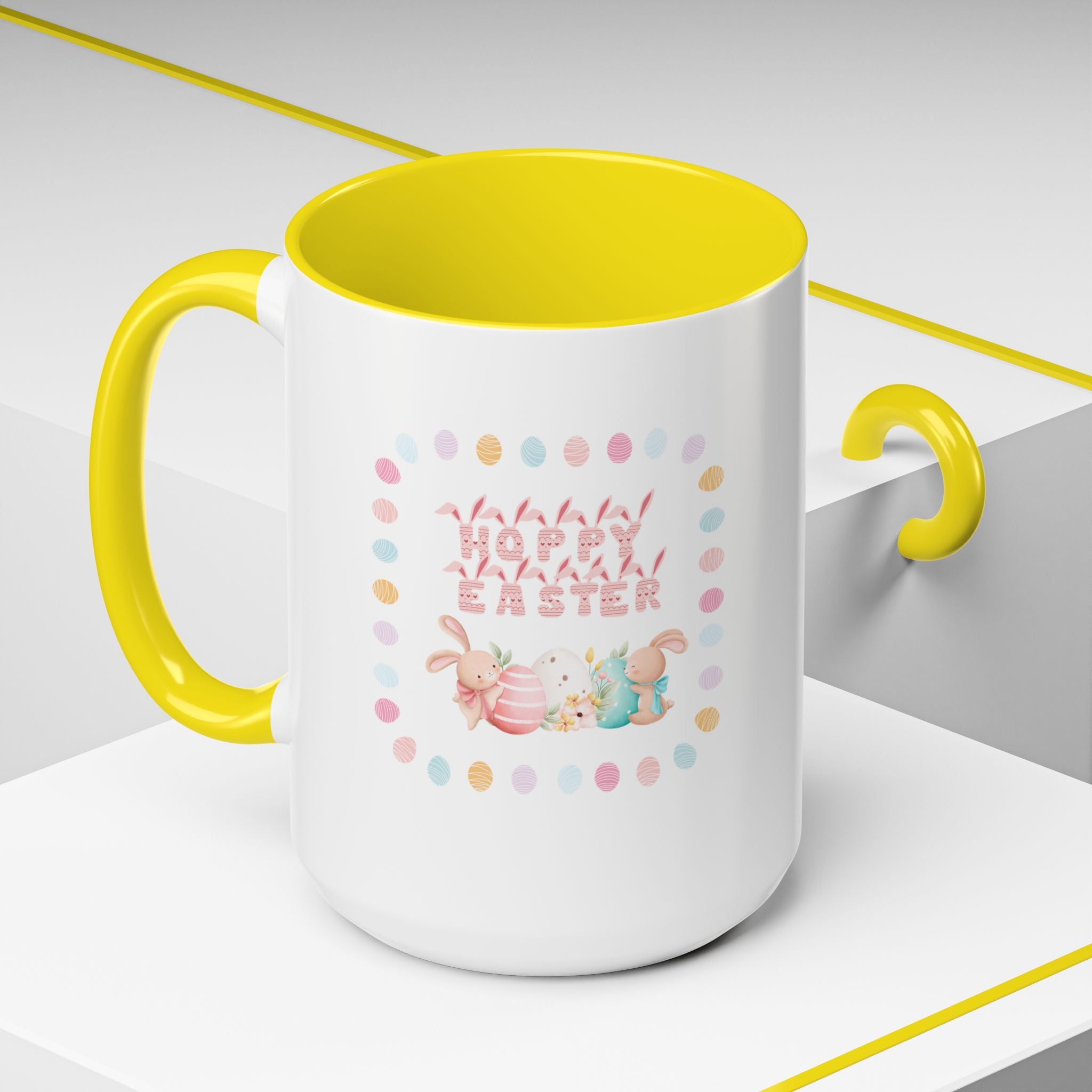 Hoppy Easter Accent Coffee Mug - 11oz & 15oz