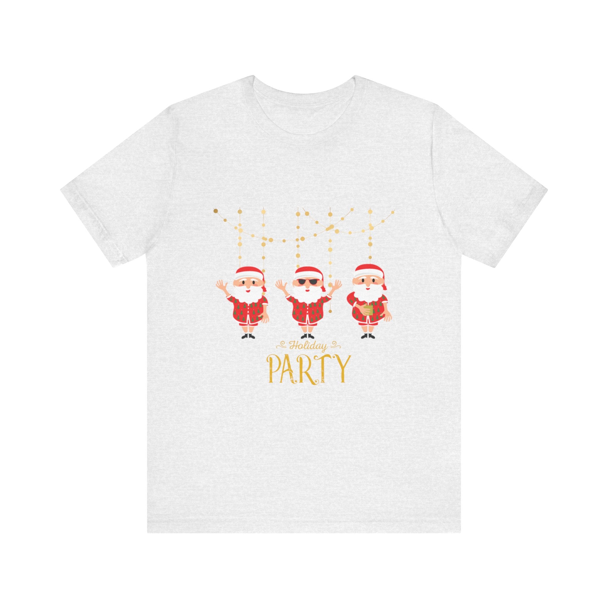 Santa's Holiday Party Unisex Jersey Short Sleeve Tee