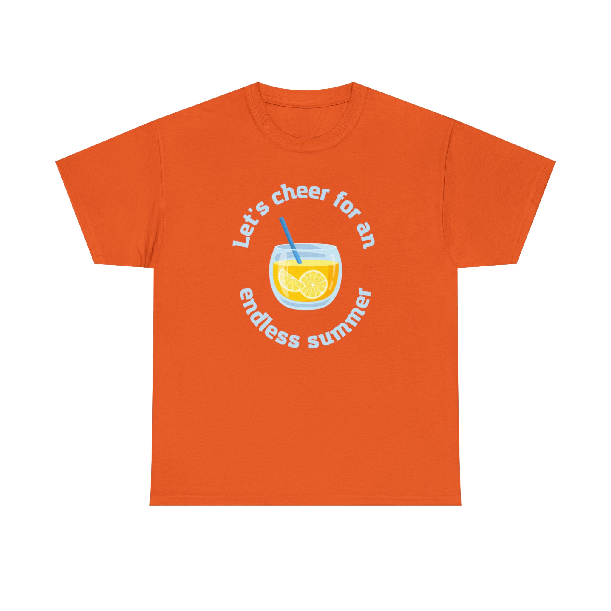 Let's Cheer For An Endless Summer Unisex Heavy Cotton Tee