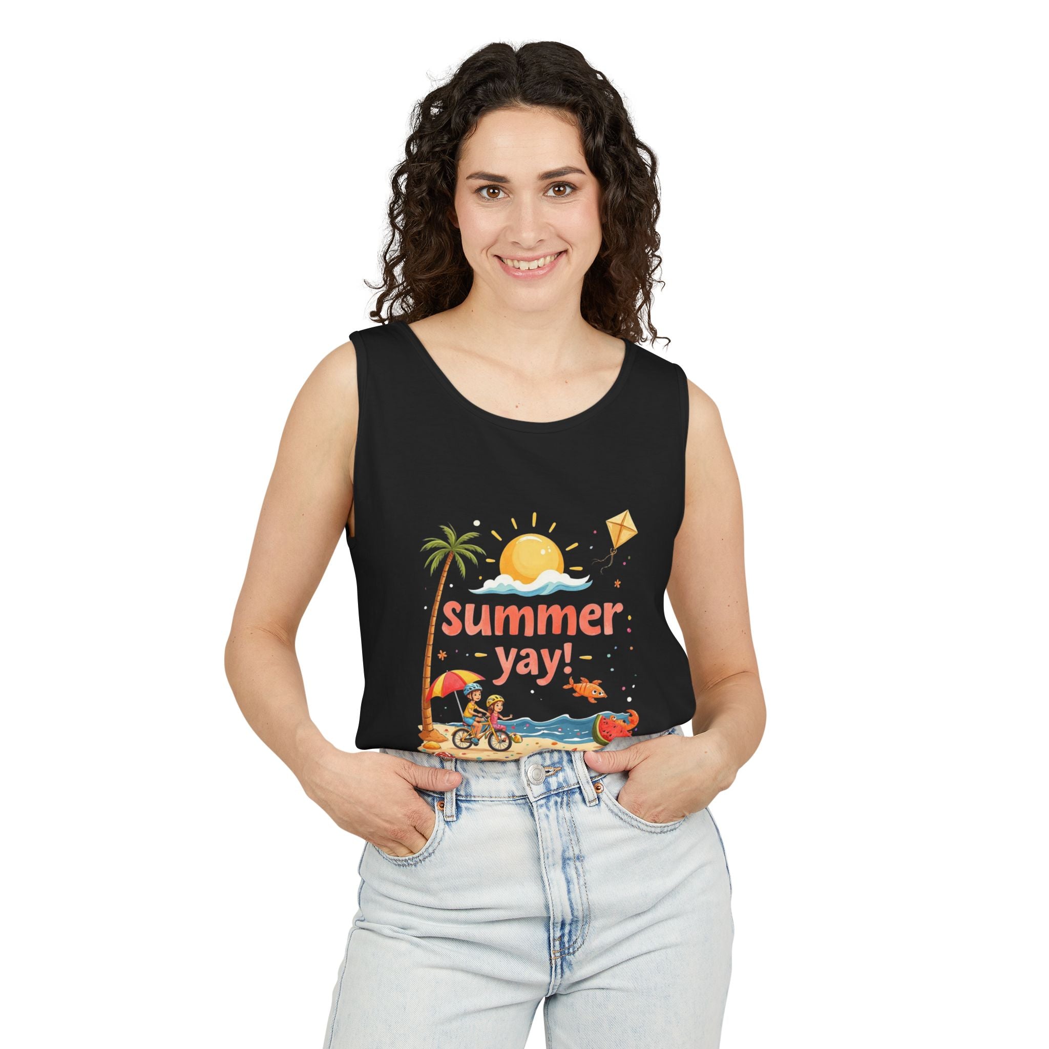 Summer Yay! Unisex Tank Top