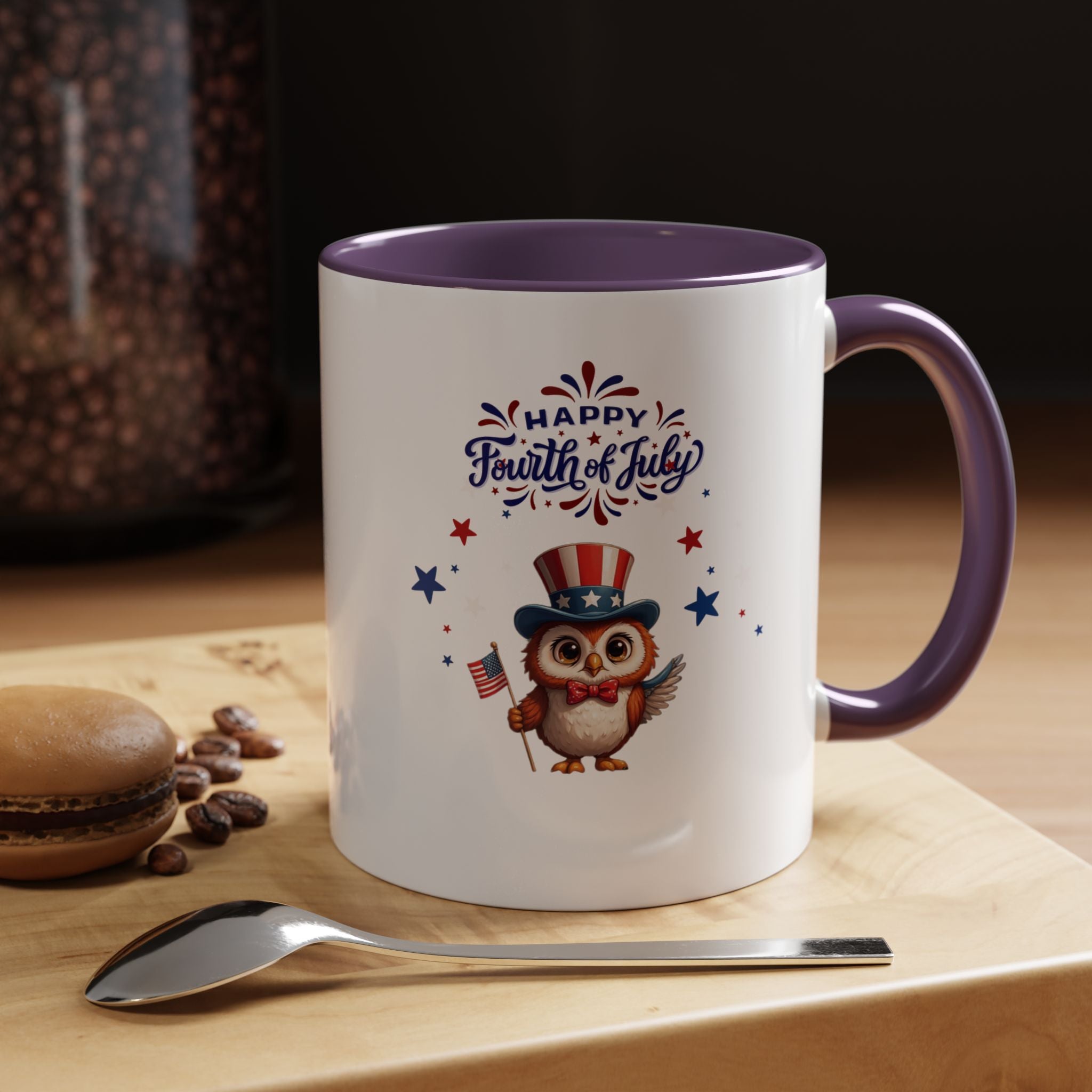 American Eagle Happy 4th of July Coffee Mug