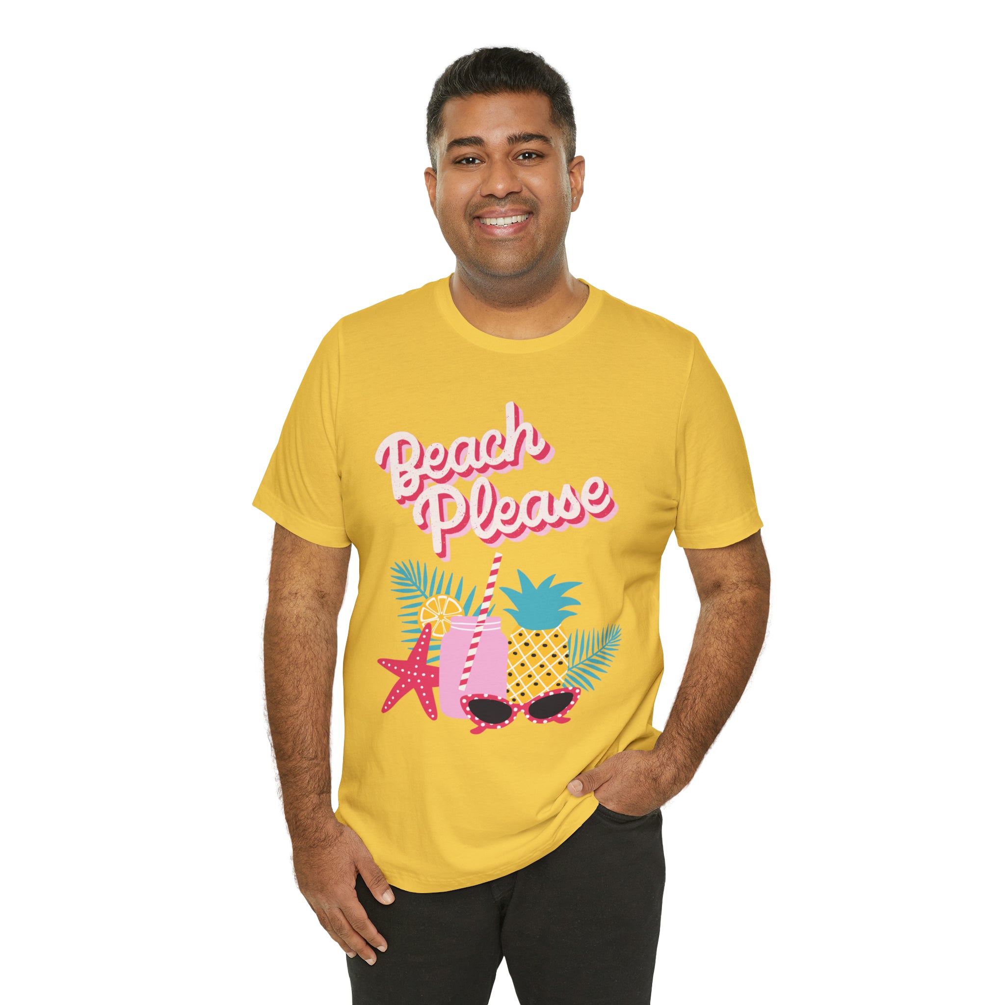 Beach Please Unisex Jersey Short Sleeve Tee