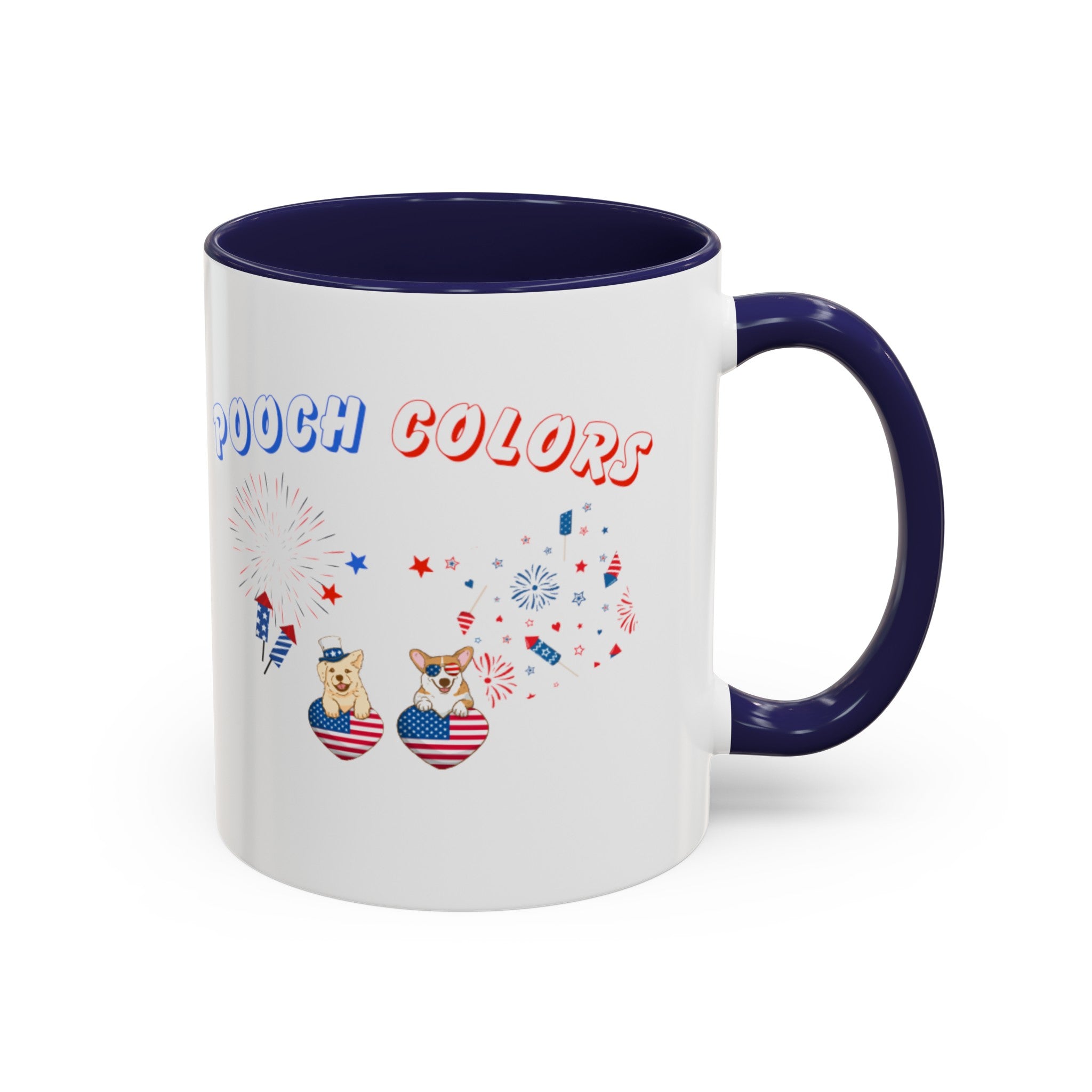 Pooch Colors Accent Coffee Mug (11, 15oz)