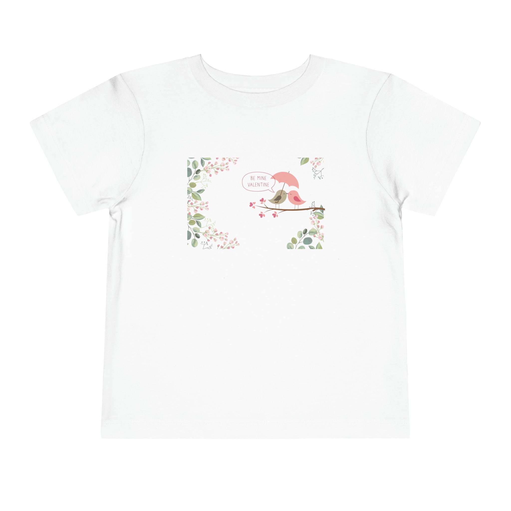 Happy Valentine's Day Lovers Toddler Short Sleeve Tee