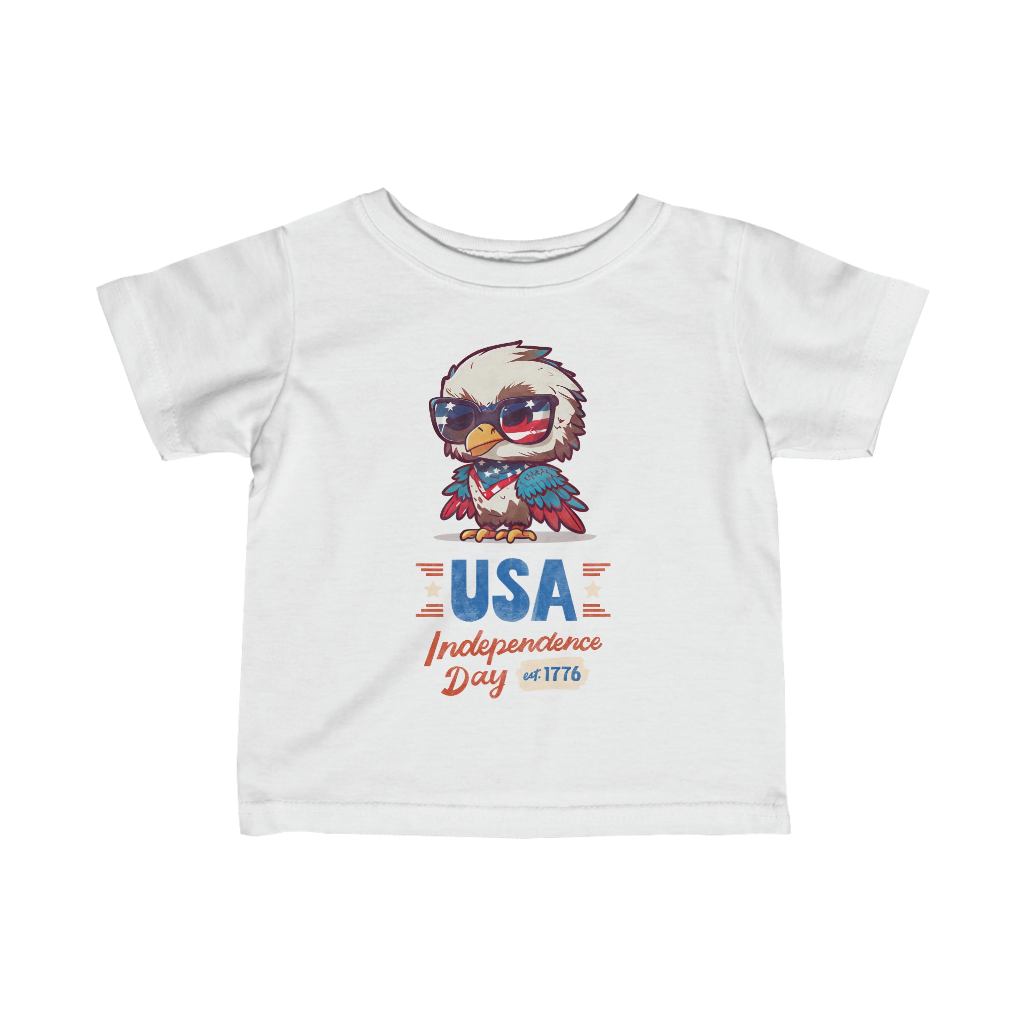 USA Independence Day Infant Fine Jersey Tee