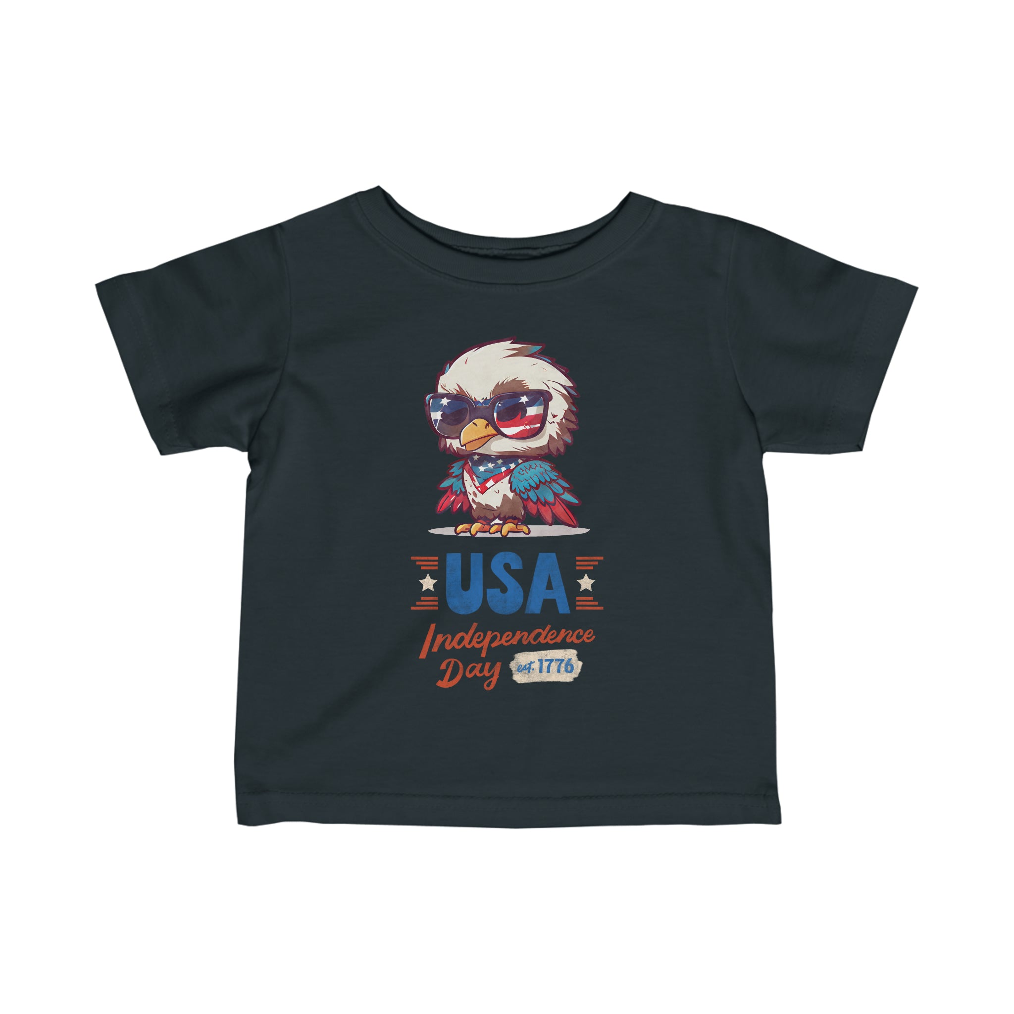 USA Independence Day Infant Fine Jersey Tee