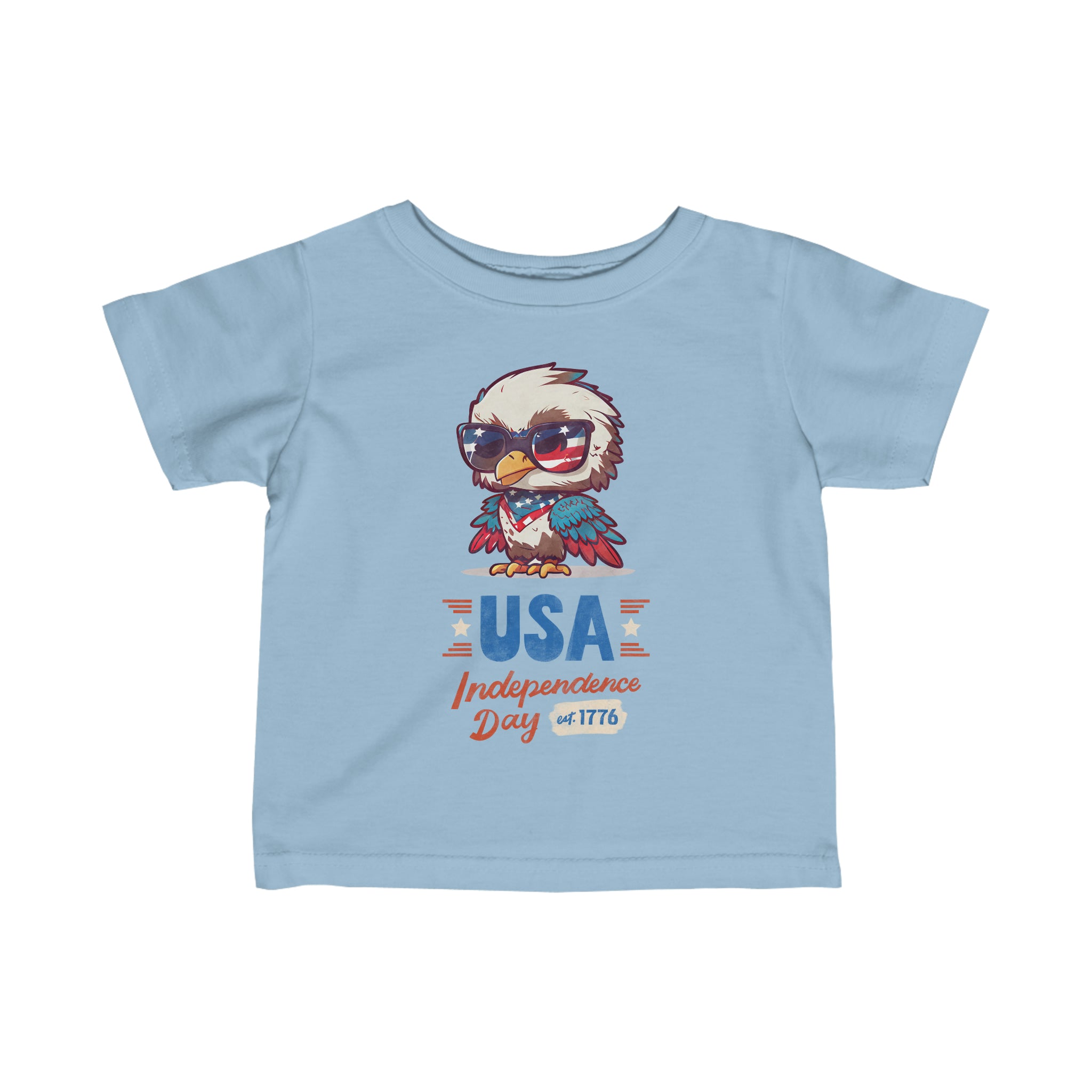 USA Independence Day Infant Fine Jersey Tee