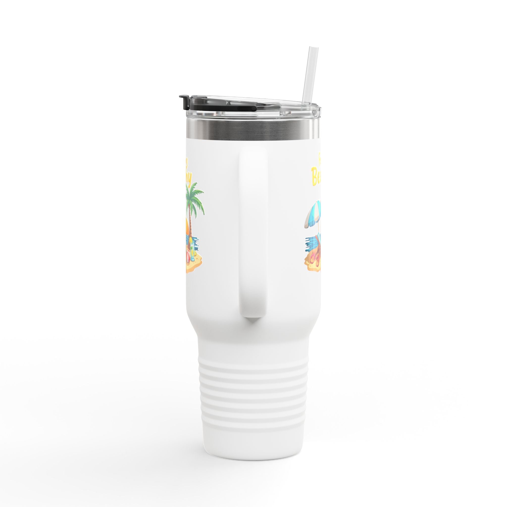 Feeling Beachy Insulated Travel Mug, 40oz