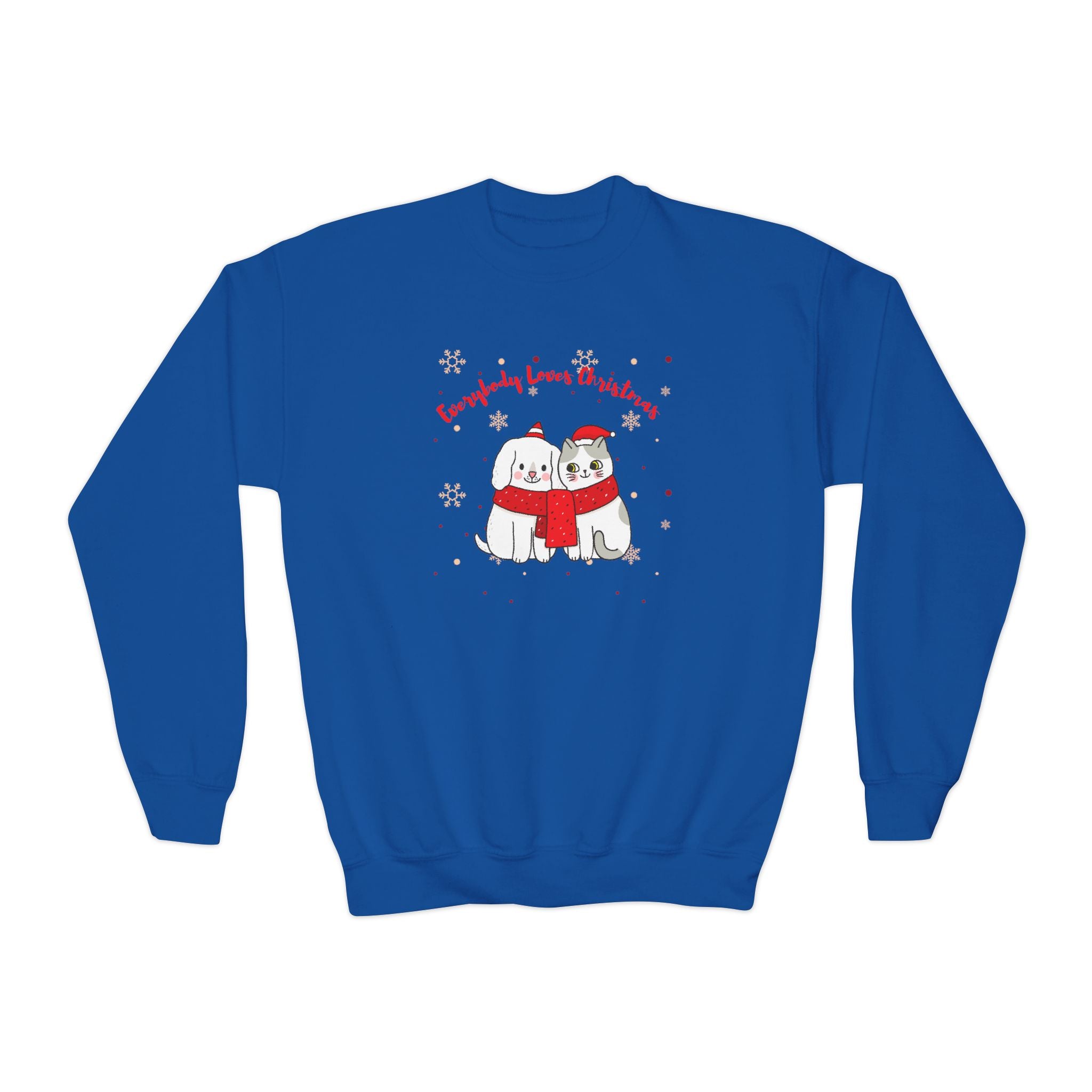 Everybody Love Christmas Youth Crewneck Sweatshirt