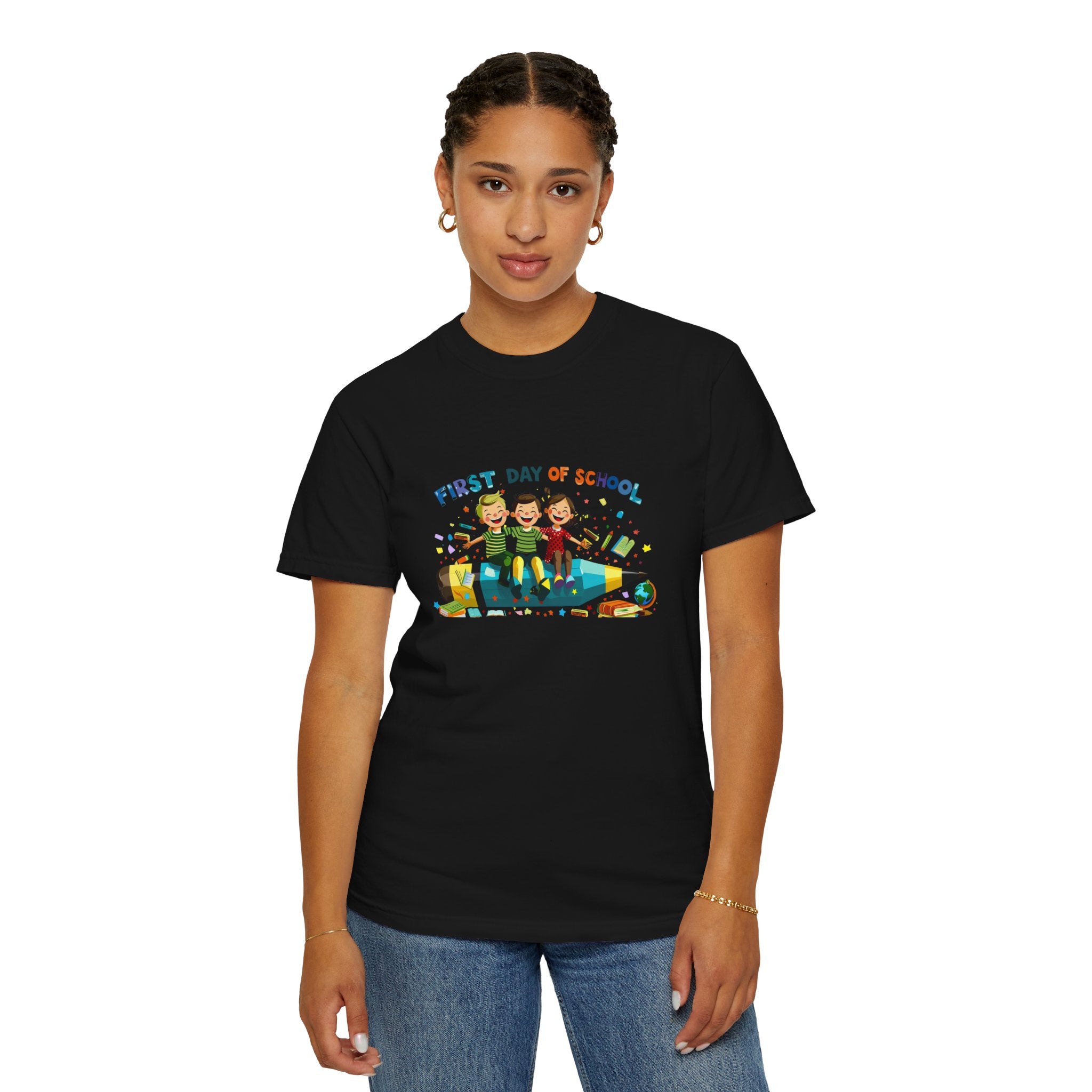 First Day of School Unisex Garment-Dyed T-Shirt