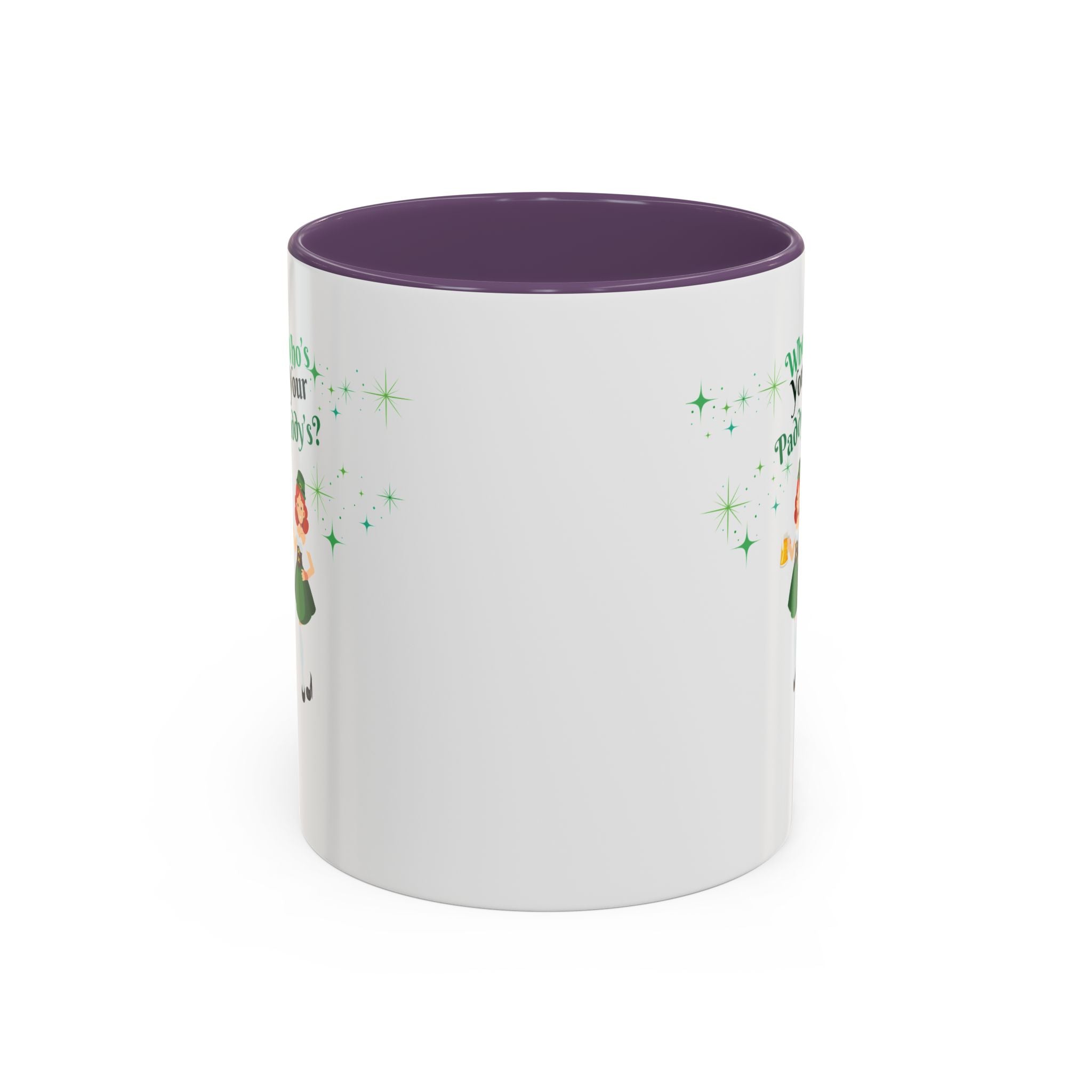 Who's Your Paddy's? Accent Coffee Mug