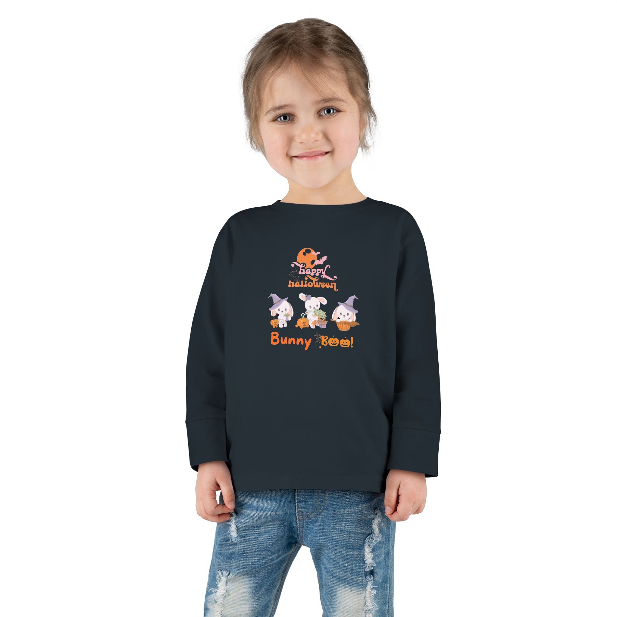 Bunny Boo Toddler Long Sleeve Tee