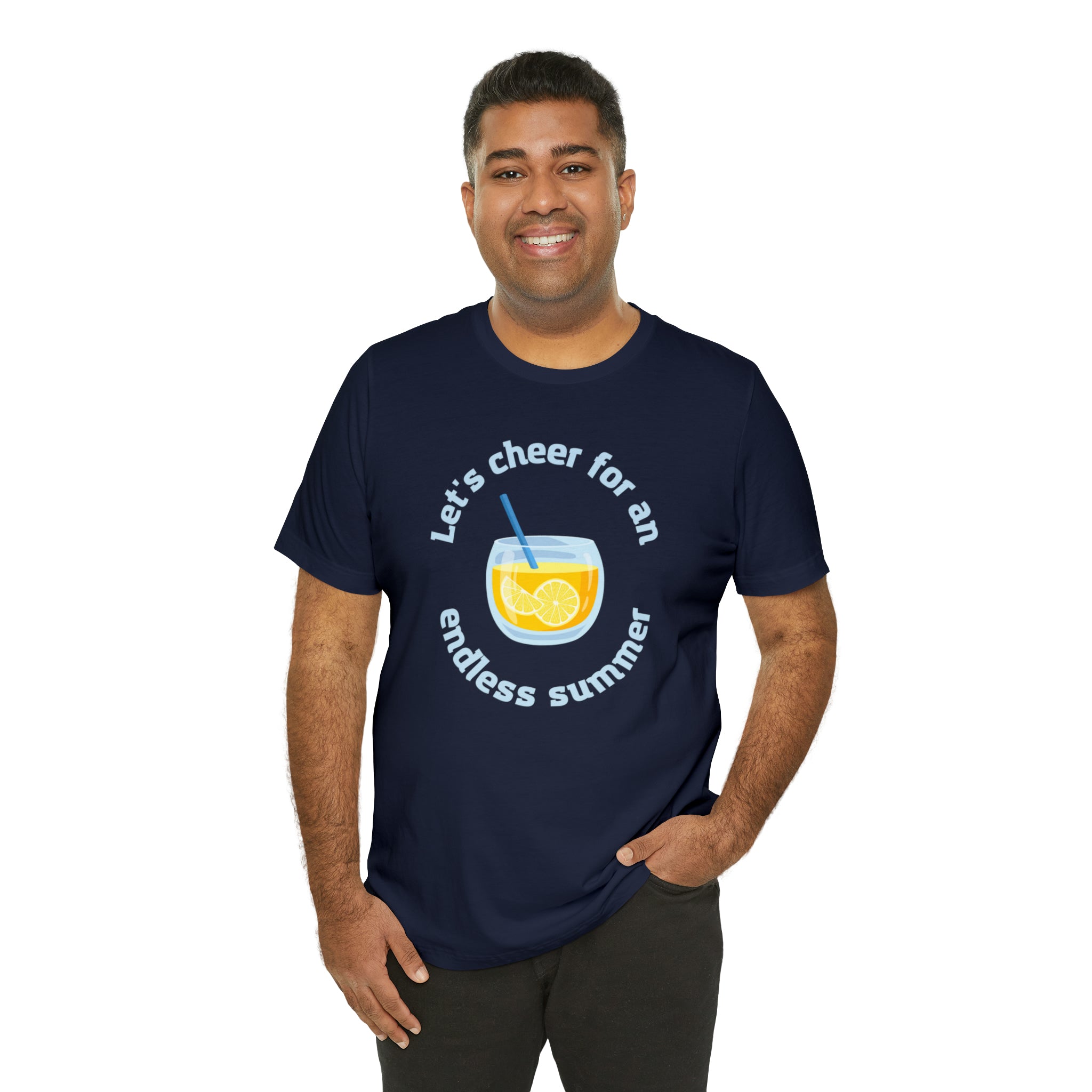 Let's  Cheer For An Endless Summer Unisex Jersey Short Sleeve Tee