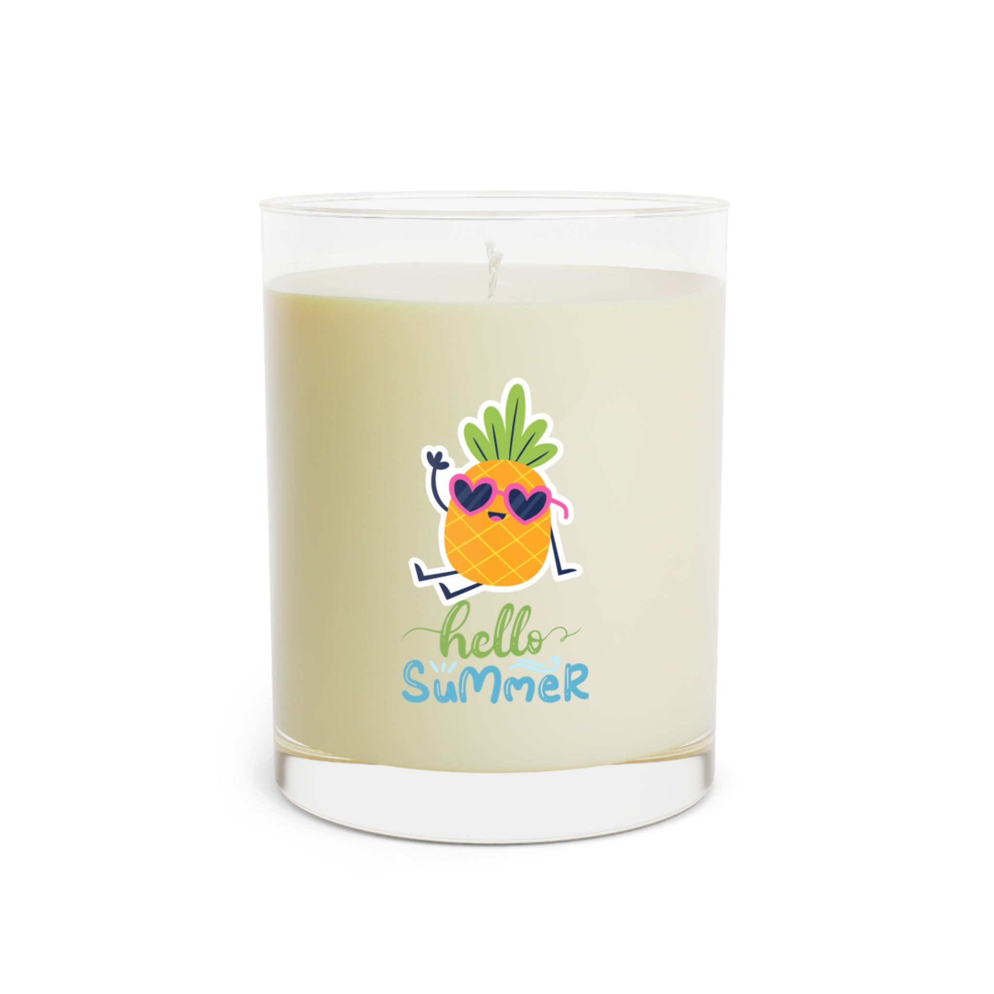 Hello Summer Fun Scented Candle - Full Glass, 11oz