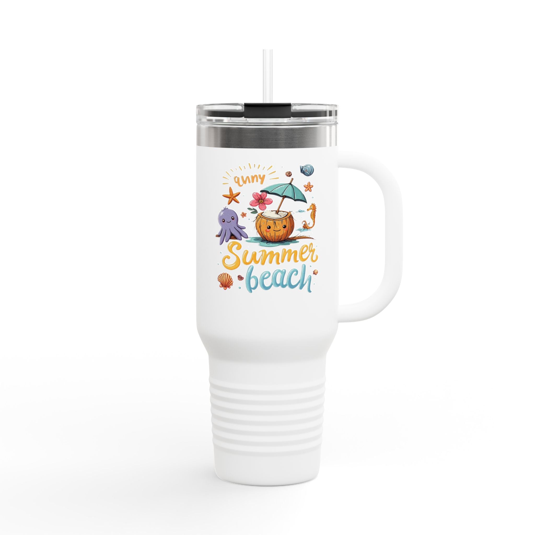 Sunny Summer Insulated Travel Mug  40oz