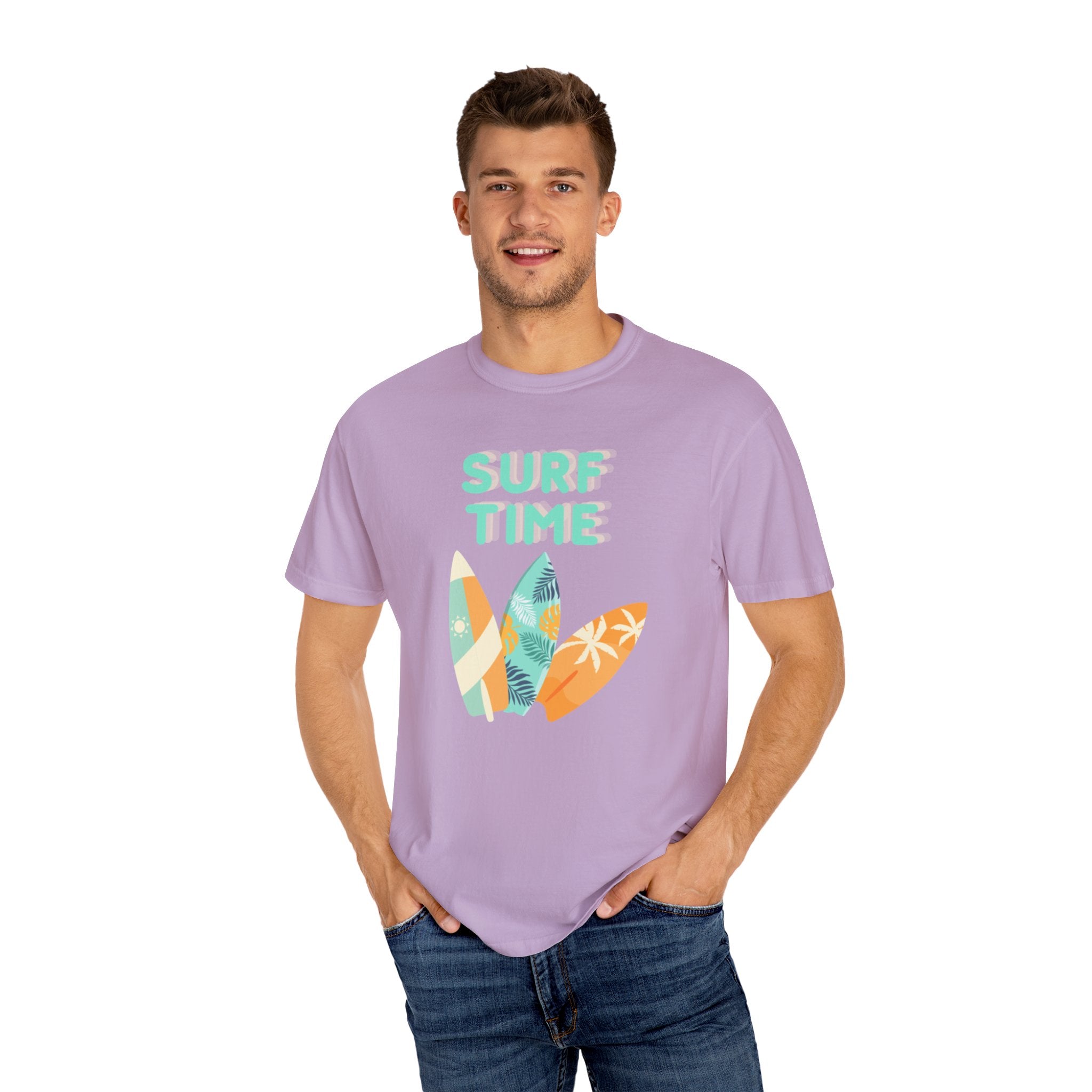 Surf Time Unisex Garment-Dyed T-shirt