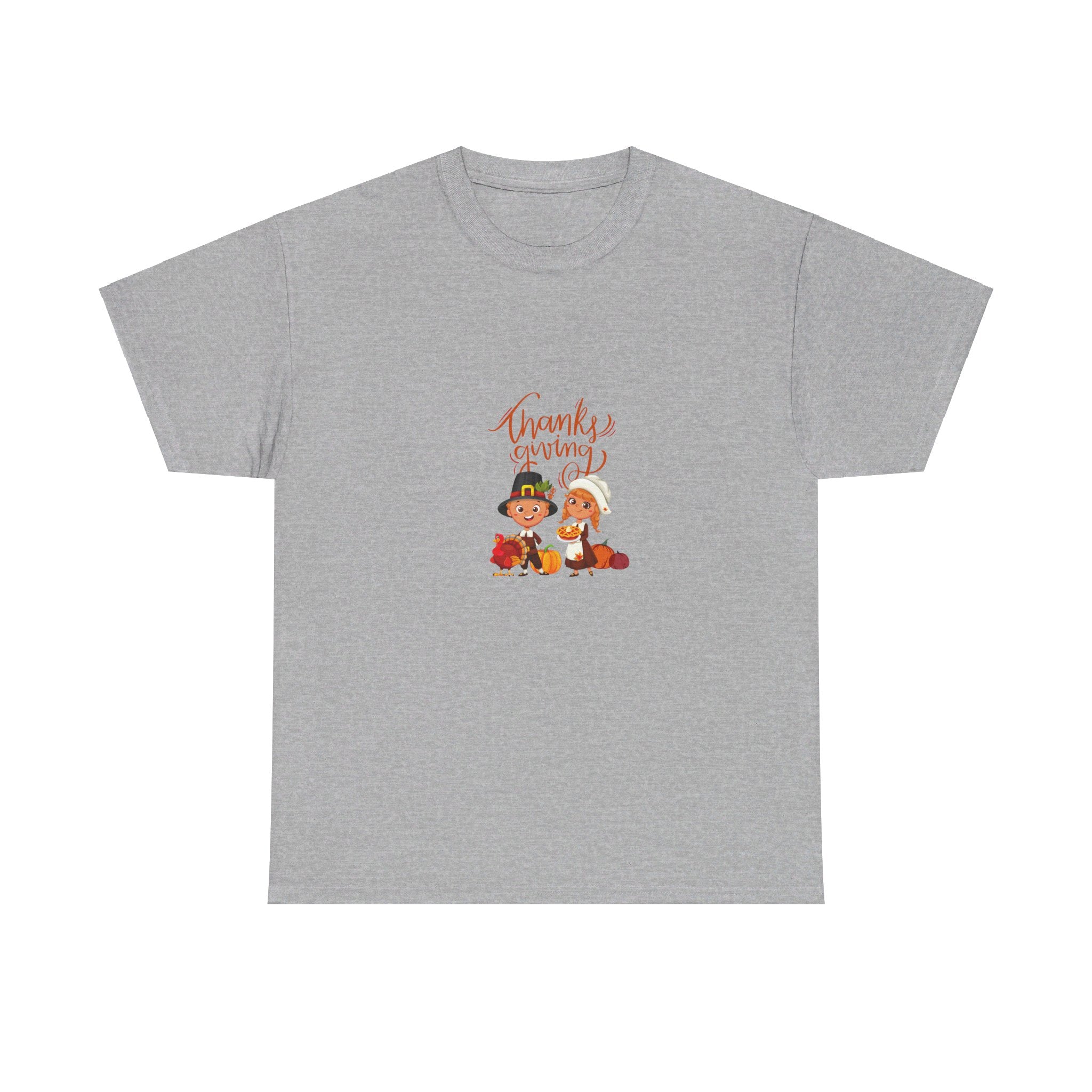 Happy Thanksgiving Unisex Heavy Cotton Tee