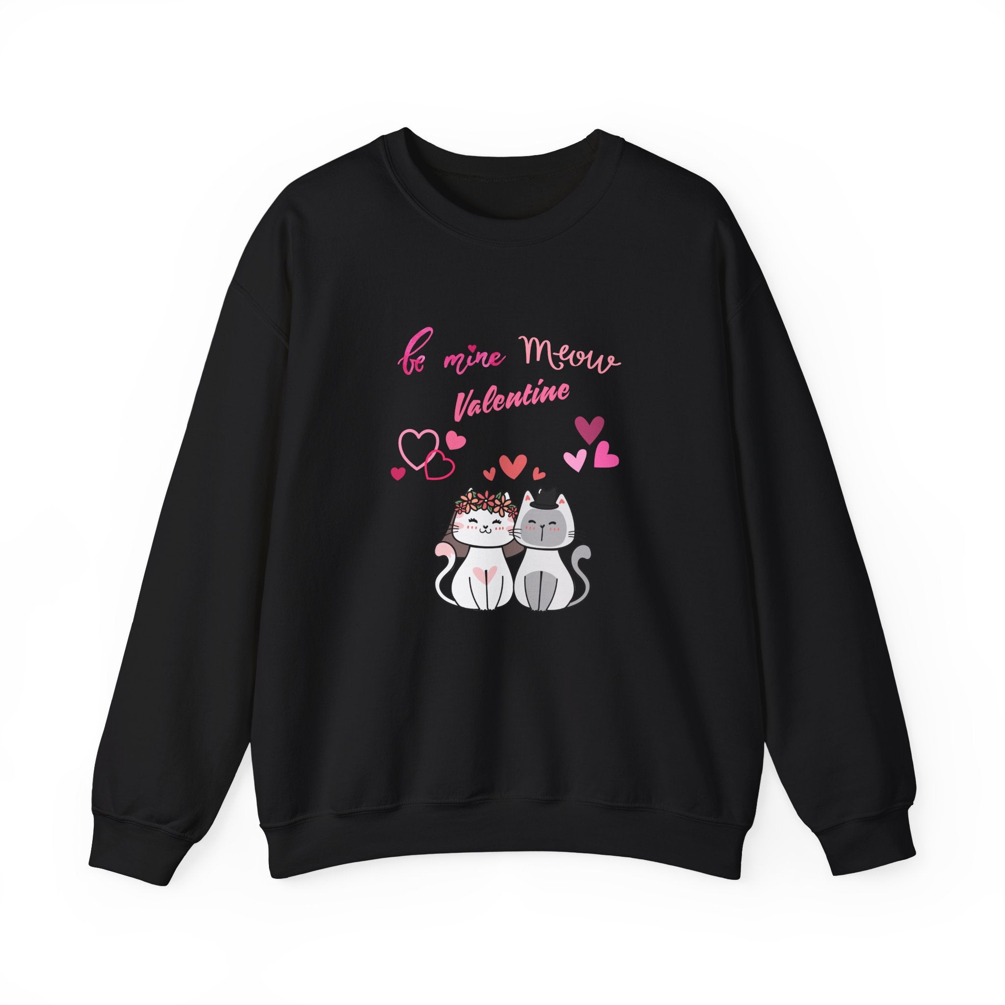 Meow Valentine's Day Unisex Heavy Blend™ Crewneck Sweatshirt