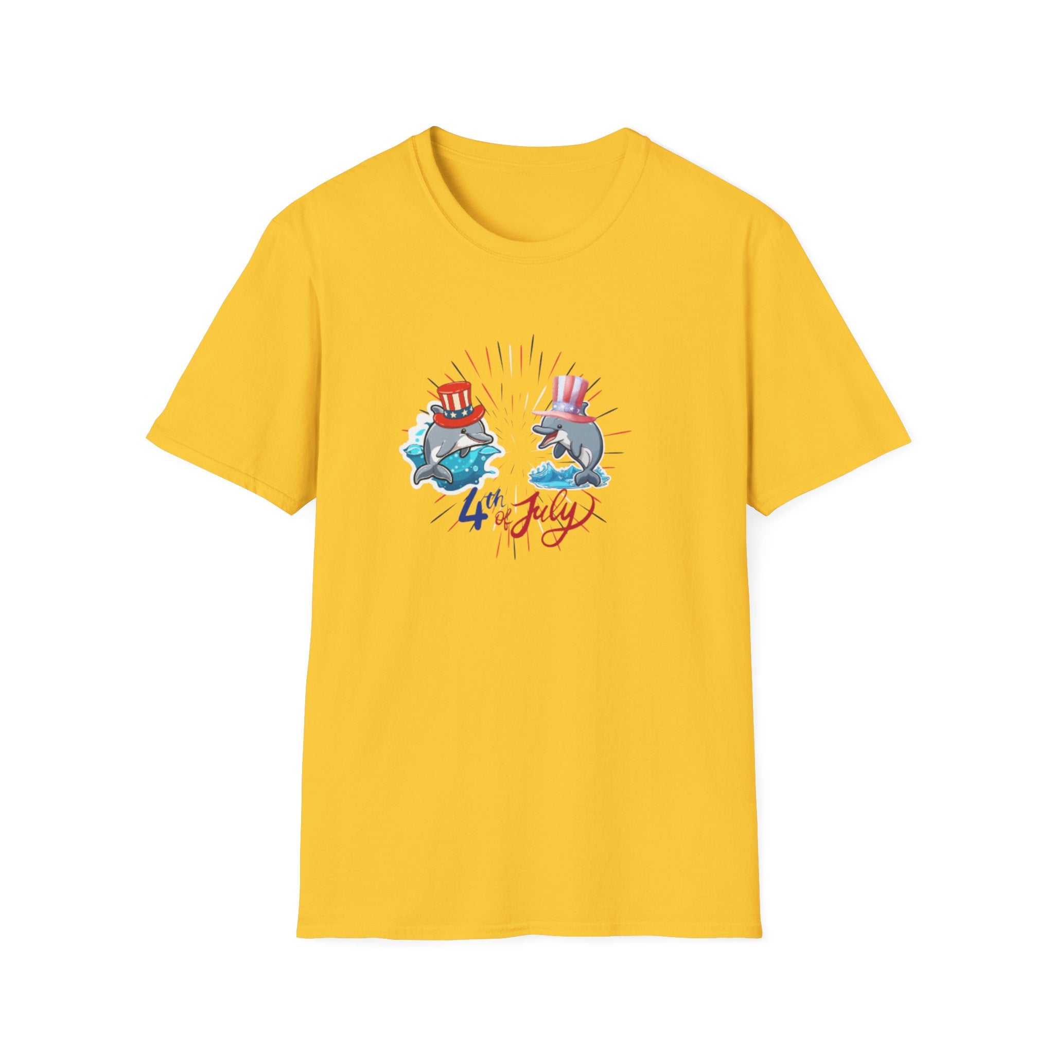 Splash 4th Of July Unisex Softstyle T-Shirt