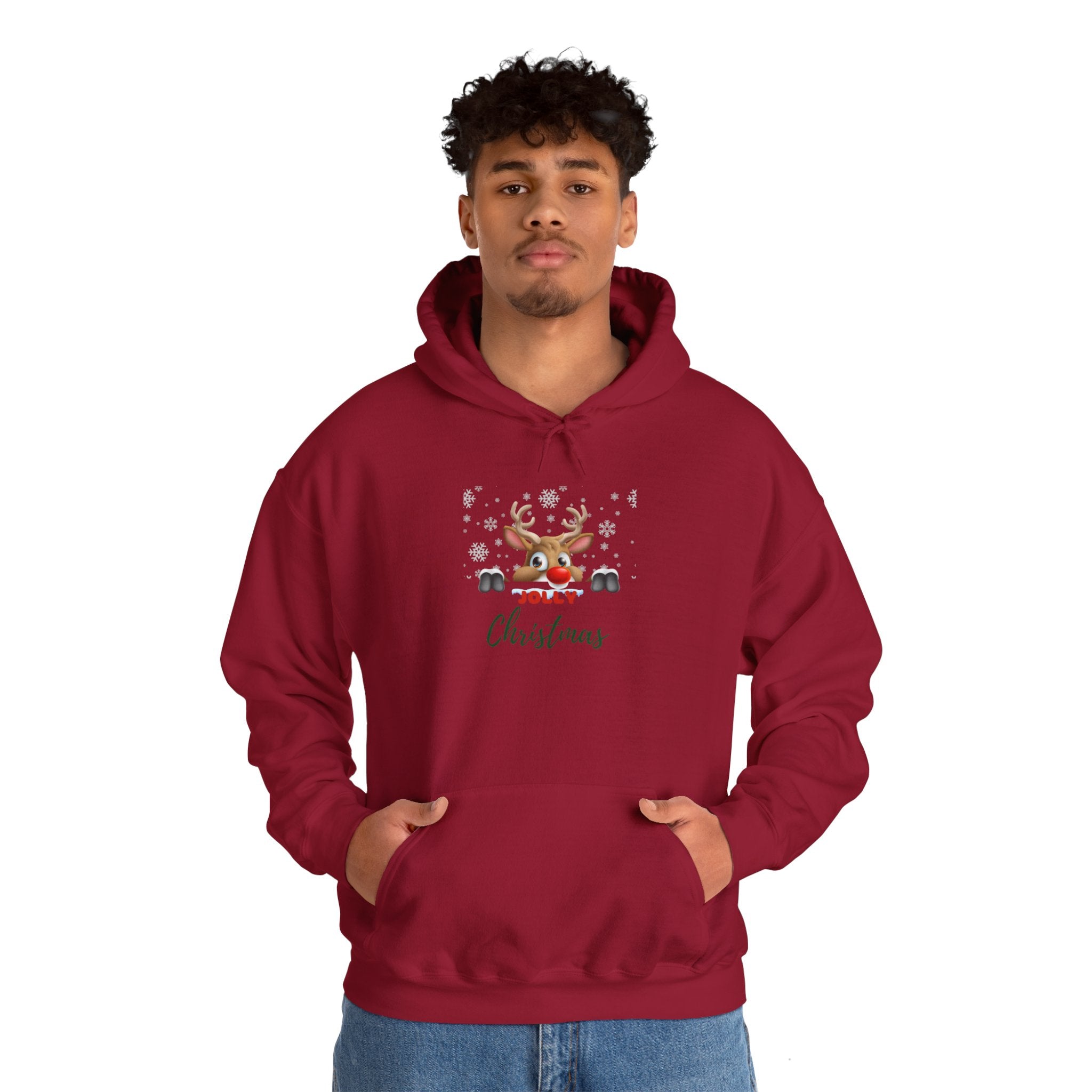 Jolly Christmas Unisex Heavy Blend™ Hooded Sweatshirt