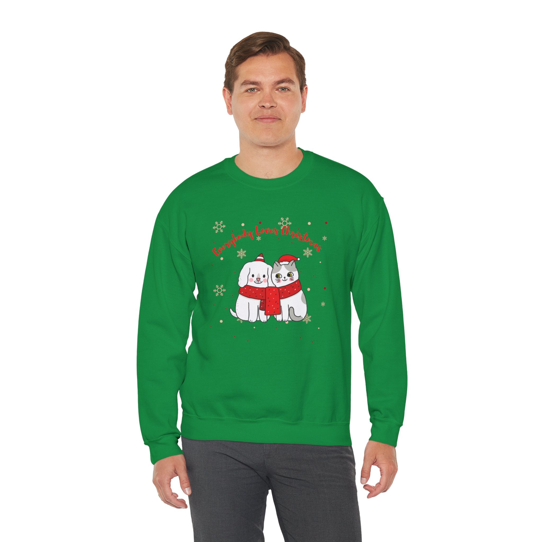 Everybody Loves Christmas Unisex Heavy Blend™ Crewneck Sweatshirt