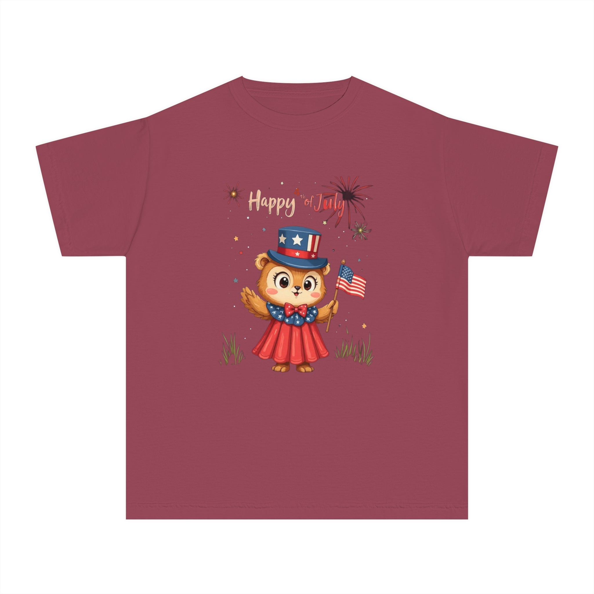 Happy Independence Day Youth Midweight Tee