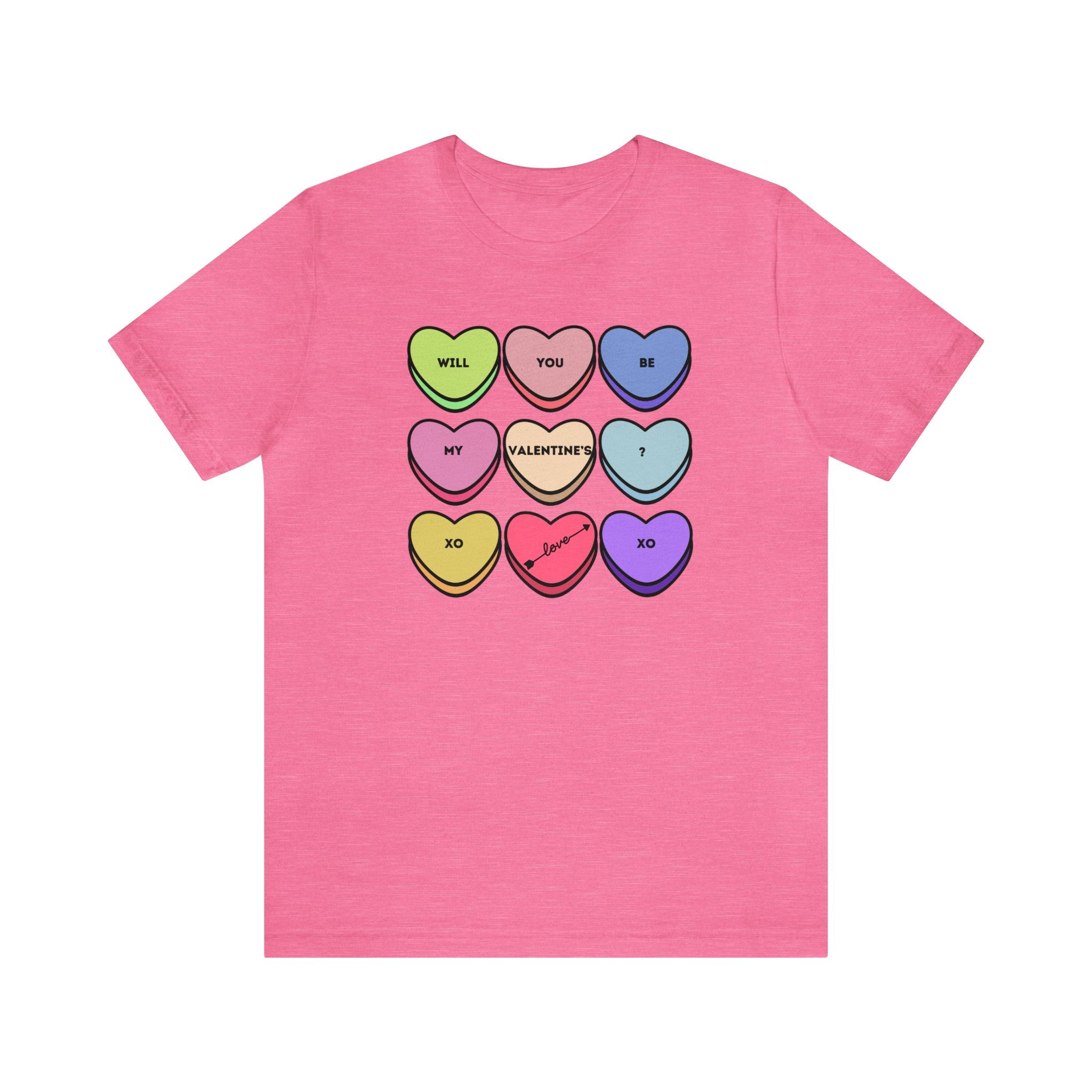 Will You Be My Valentine? Unisex Jersey Short Sleeve Tee
